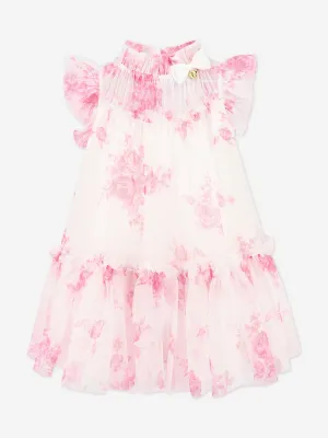 Robe Marigold Roses en rose pour filles