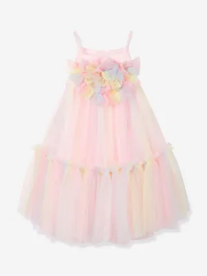 Robe en tulle Rosheen pour filles en rose