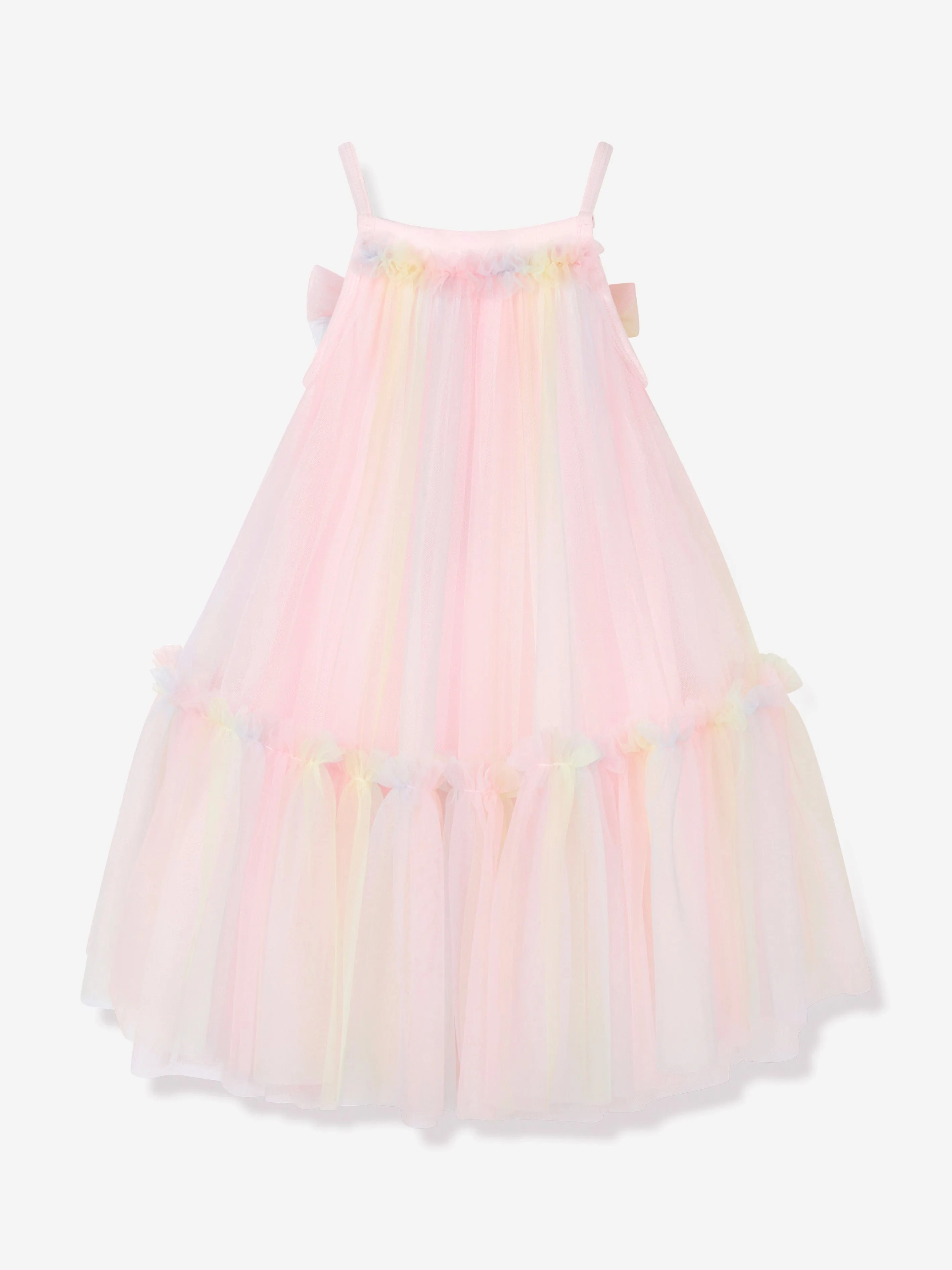 Robe en tulle Rosheen pour filles en rose