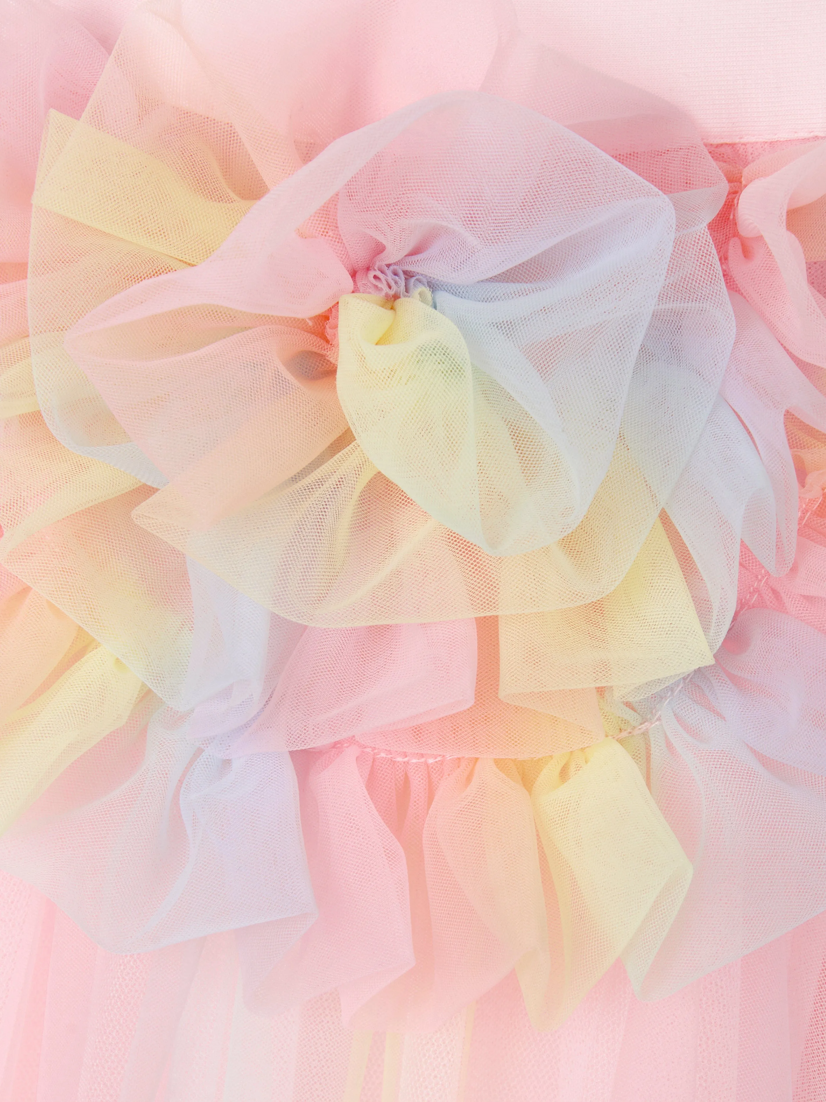 Robe en tulle Rosheen pour filles en rose