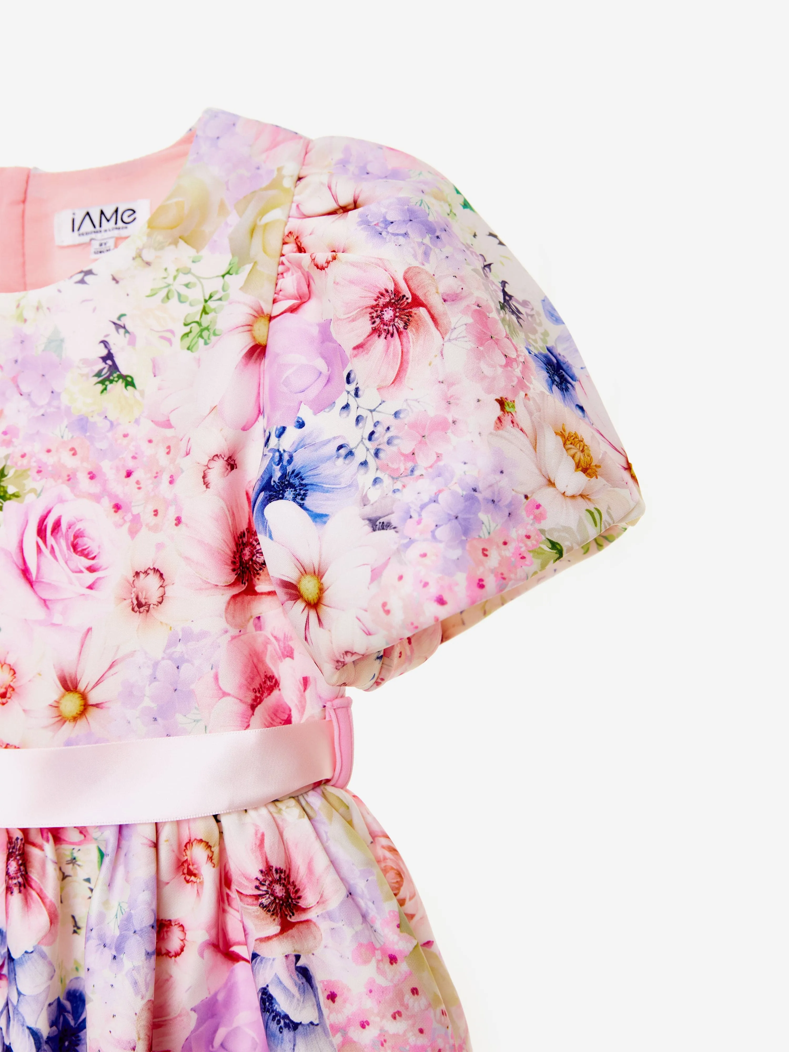 Robe d'été délice pour filles en blanc