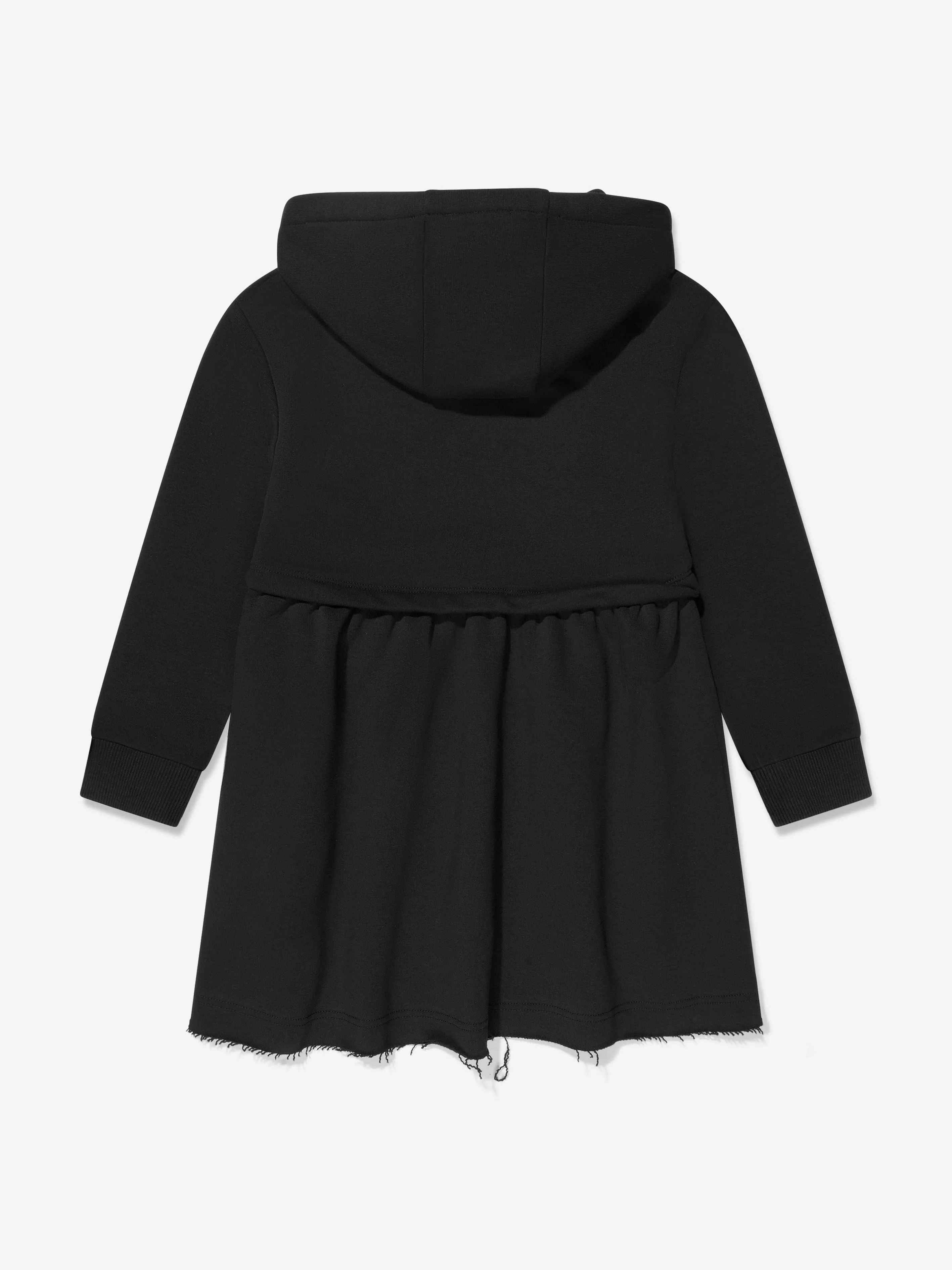 Robe à capuche Givenchy Girls avec logo en noir