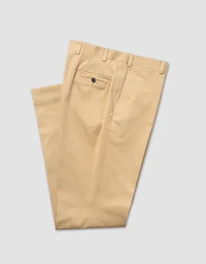 PANTALON EN TOILE DE COTON DRILL OR - COUPE CLASSIQUE