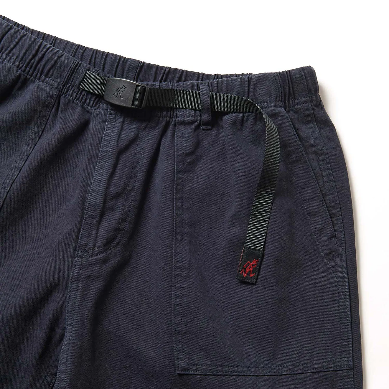 Gramicci Pantalon Large Taille Évasée Bleu Marine Double