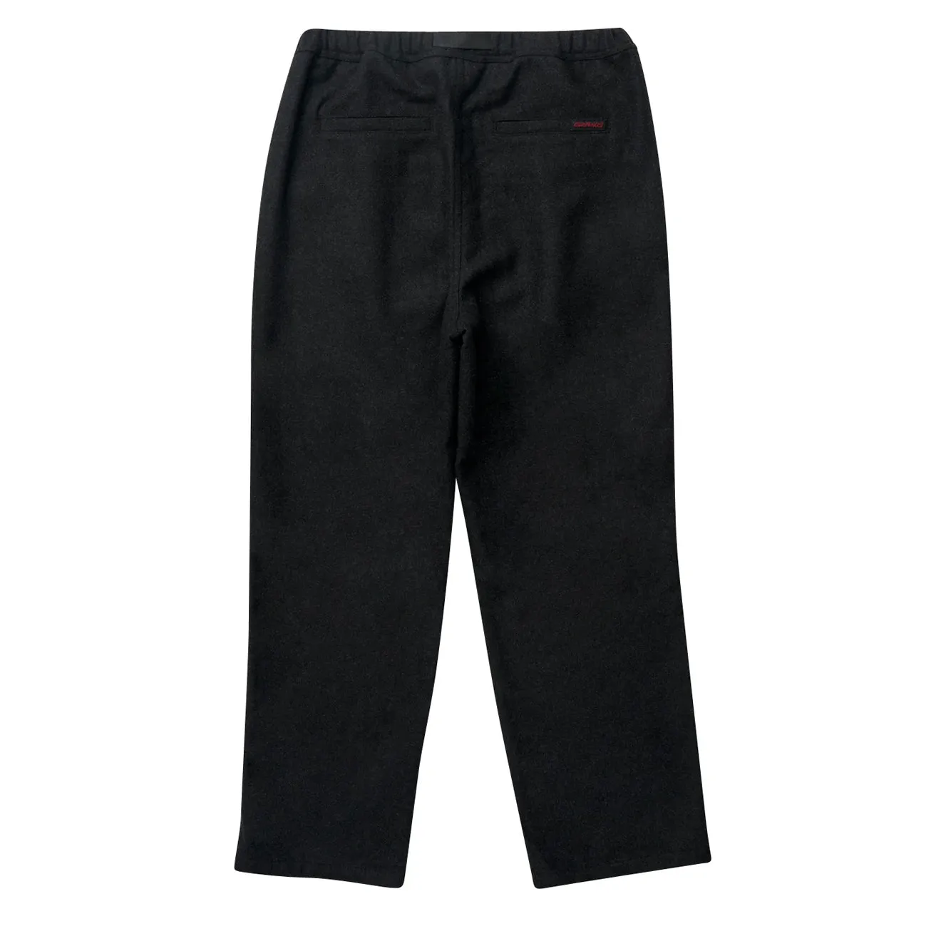 Gramicci Pantalon décontracté à plis en laine - Laine charbon