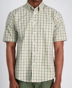 Chemise à carreaux Haggar manches courtes