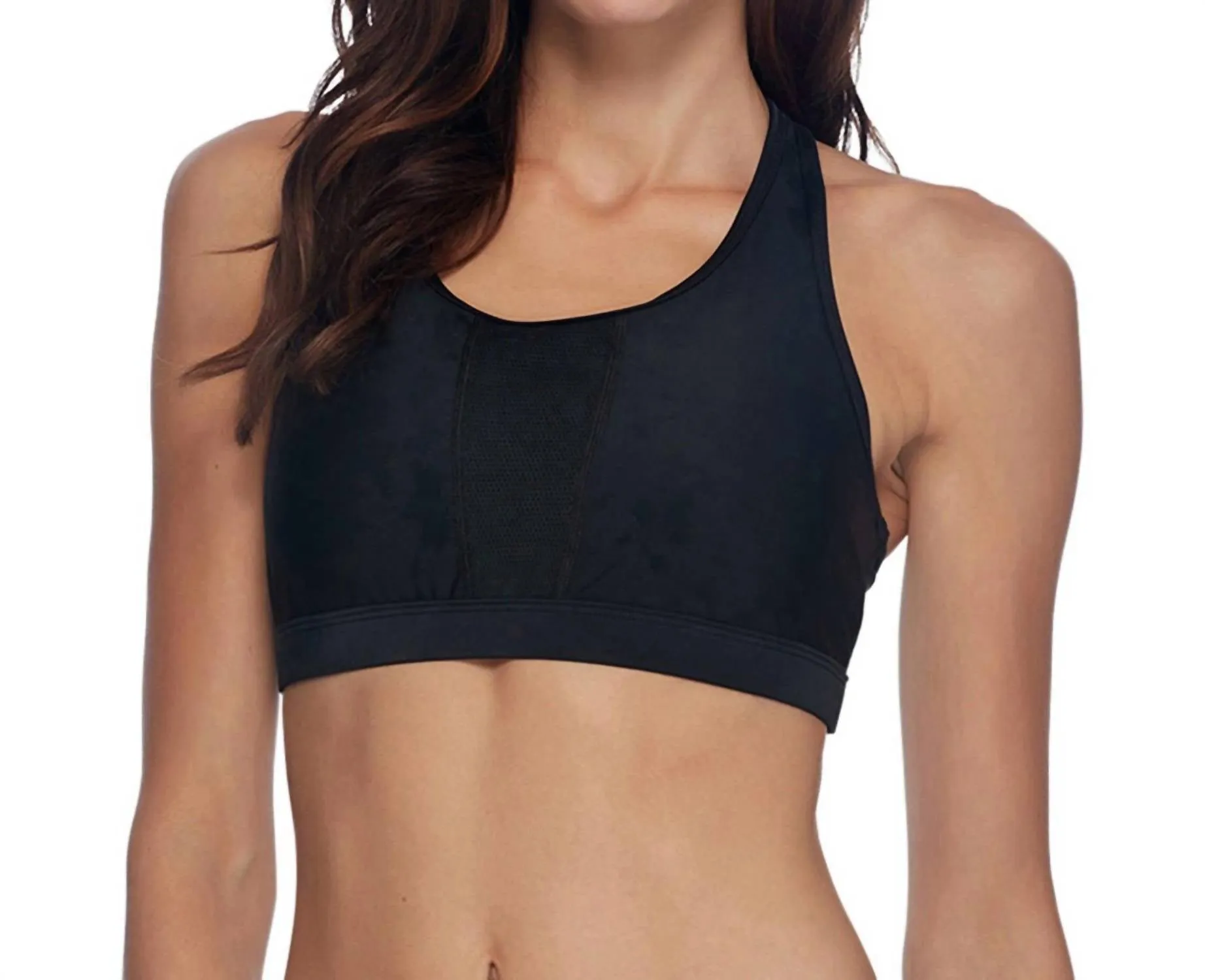Soutien-gorge de sport à maintien renforcé Hang Tight en noir