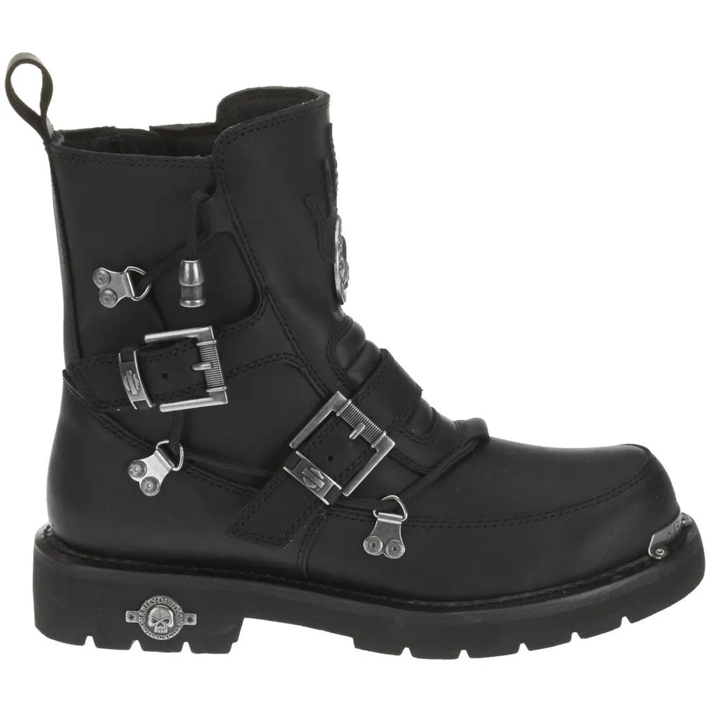 Bottes de moto pour hommes en cuir pleine fleur Harley Davidson Distortion