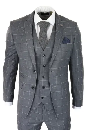 Costume 3 pièces gris chiné Hobbs