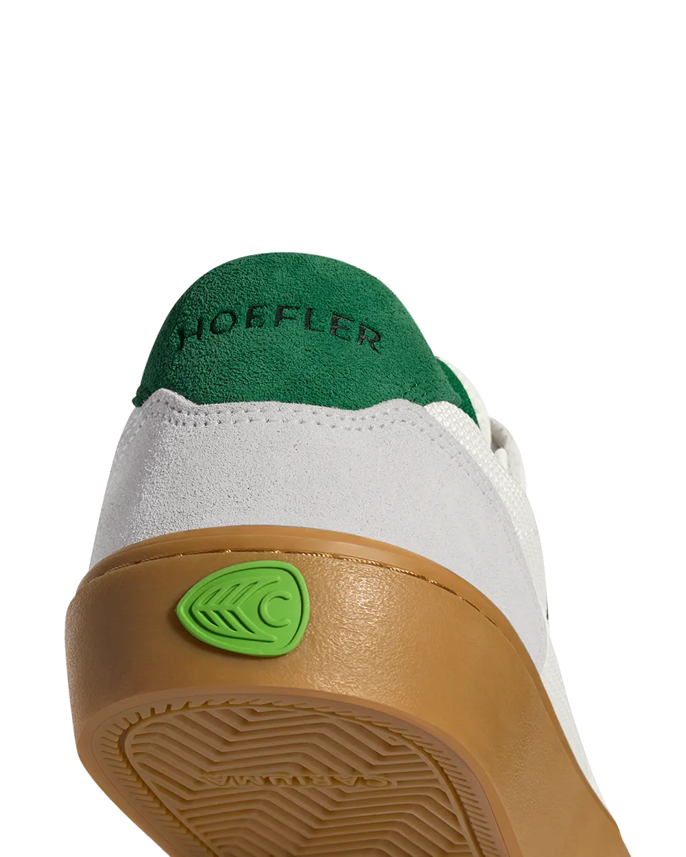 Chaussures Hoefler T20 Pro en Smoke White Gum, Vert & Noir
