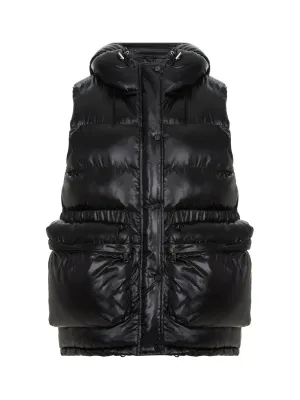 Gilet matelassé à capuche