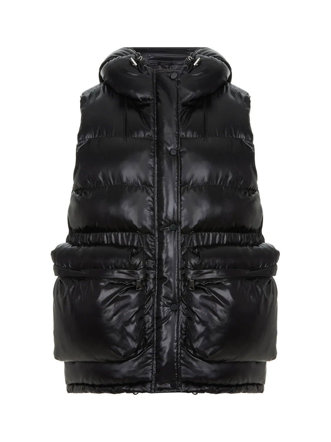 Gilet matelassé à capuche