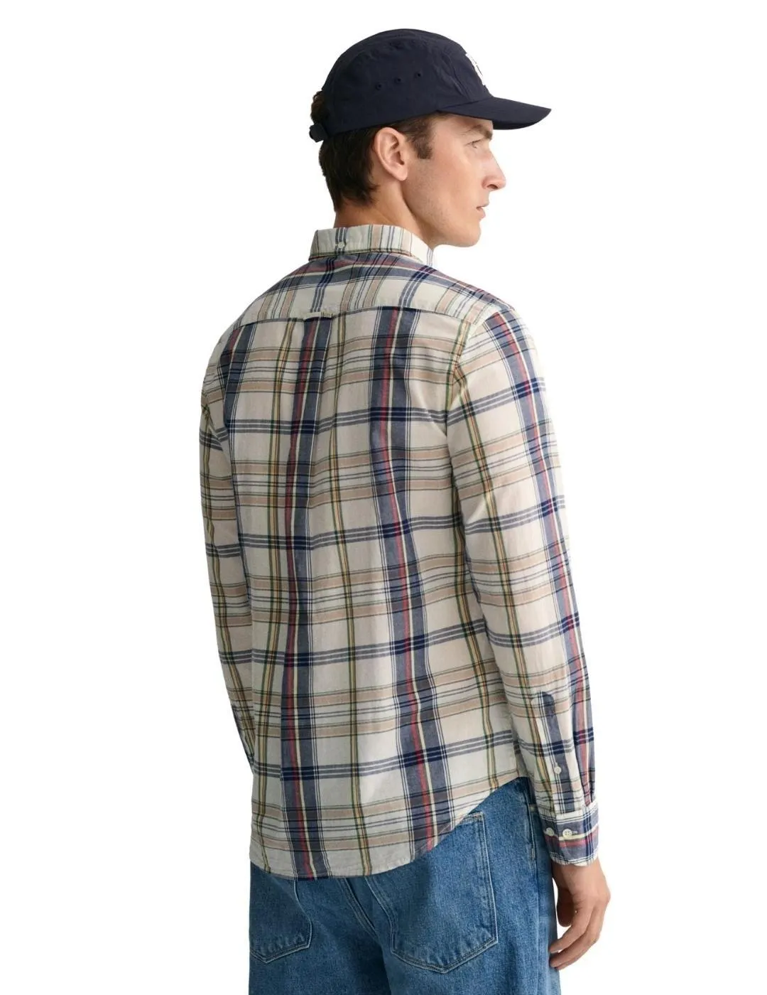 Chemise à carreaux Madras indienne - Coquille d'œuf GANT Clothing