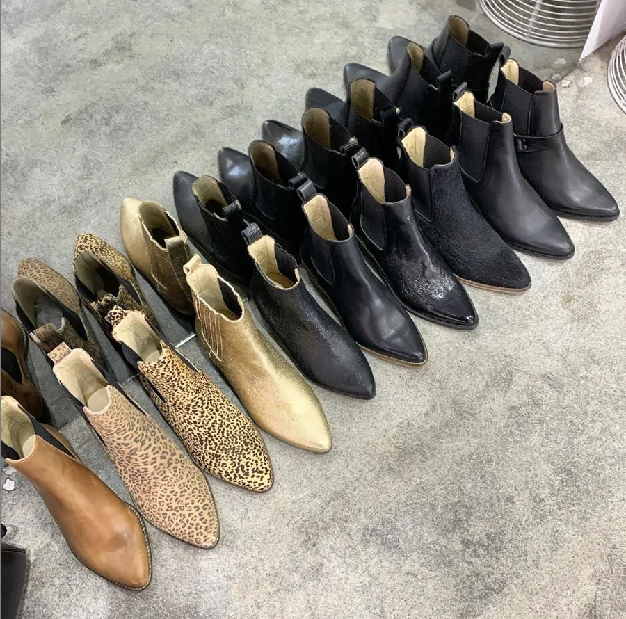Ivy Lee Stella Black avec Semelle Antique Chaussures_Ivy-Lee