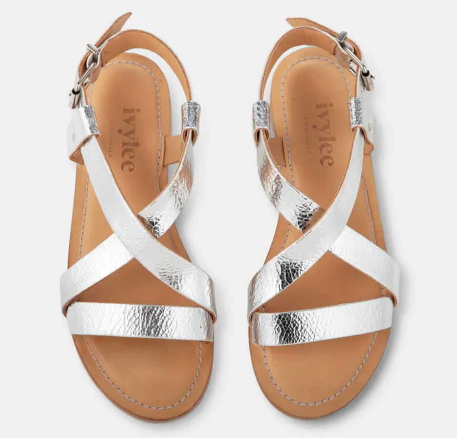 Chaussures IvyLee Laura en argent métallisé_Ivy-Lee
