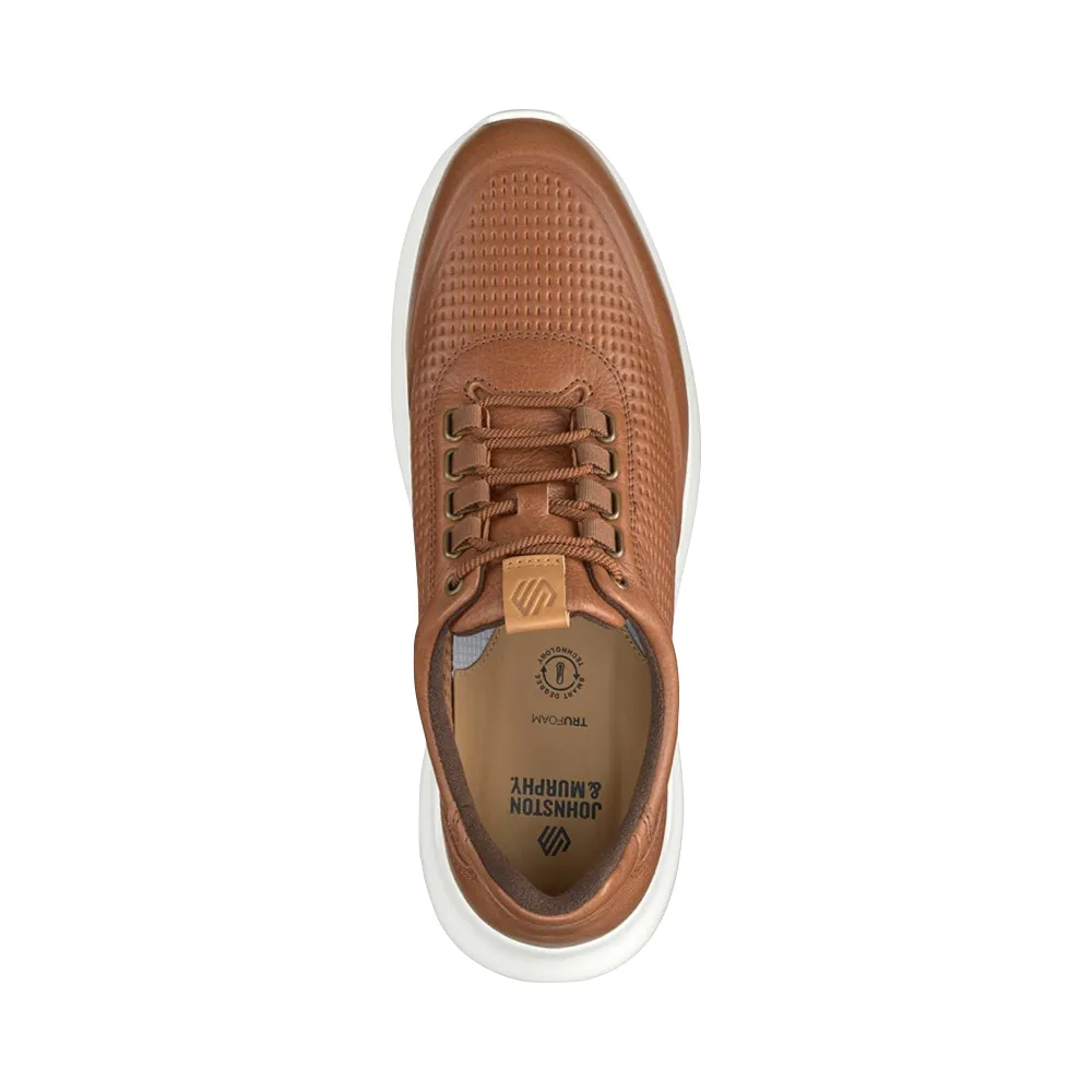 Johnston & Murphy Hommes Amherst 2.0 Cravate à encolure en U gaufrée en beige