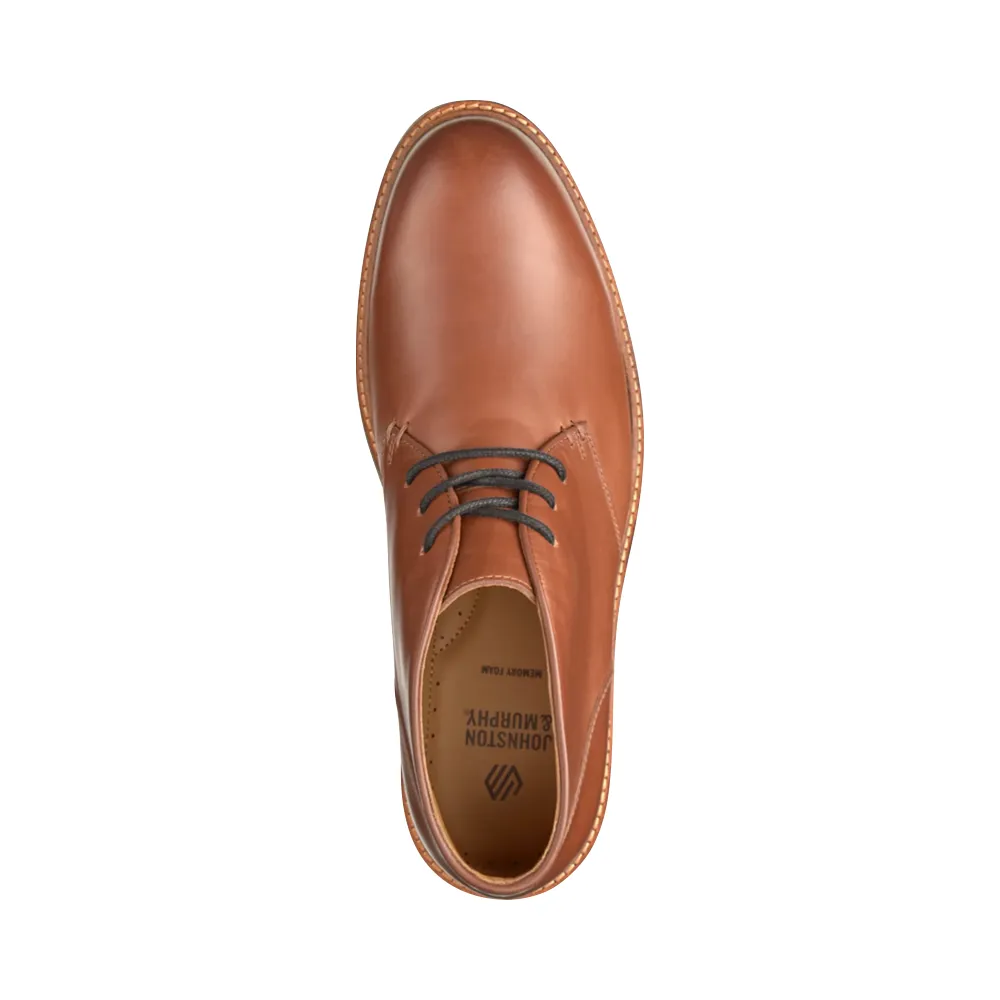 Johnston & Murphy Bottes Chukka en Cuir pour Homme Calder en Acajou