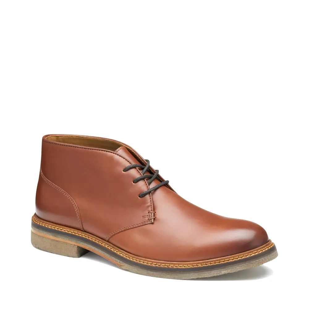 Johnston & Murphy Bottes Chukka en Cuir pour Homme Calder en Acajou