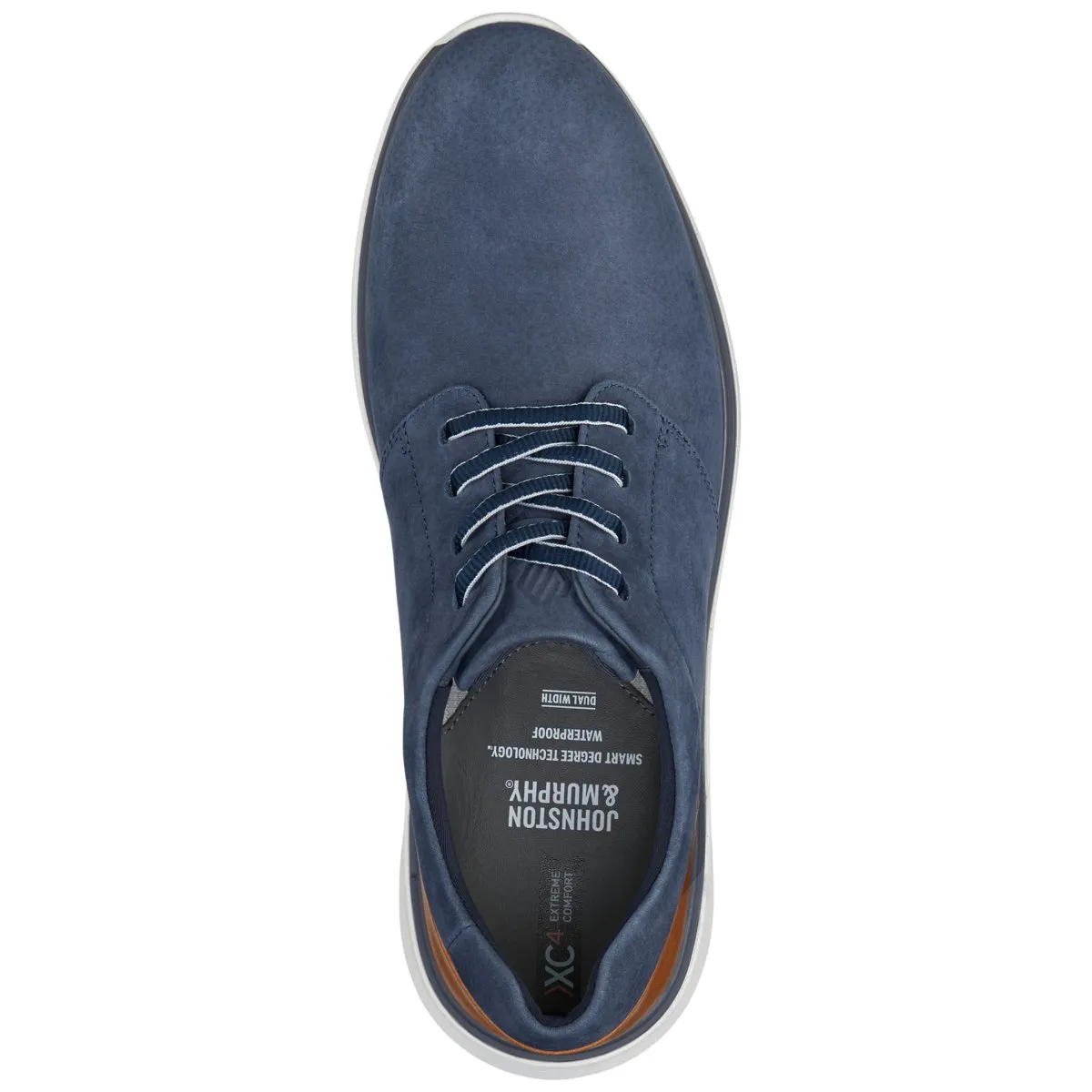 Johnston & Murphy Hommes XC4 Prentiss 2.0 Nubuck Vieilli Imperméable Marine