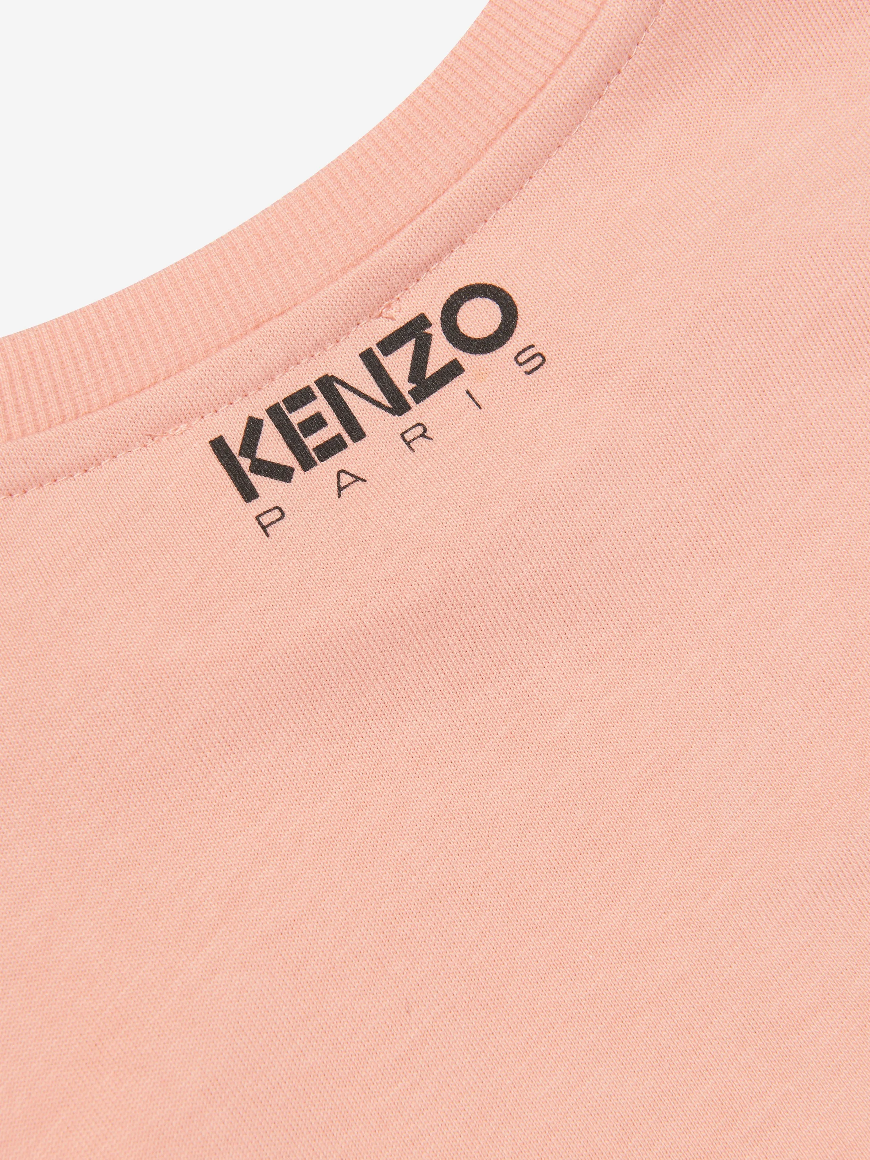 T-shirt KENZO Girls Kotora Imprimé en Rose