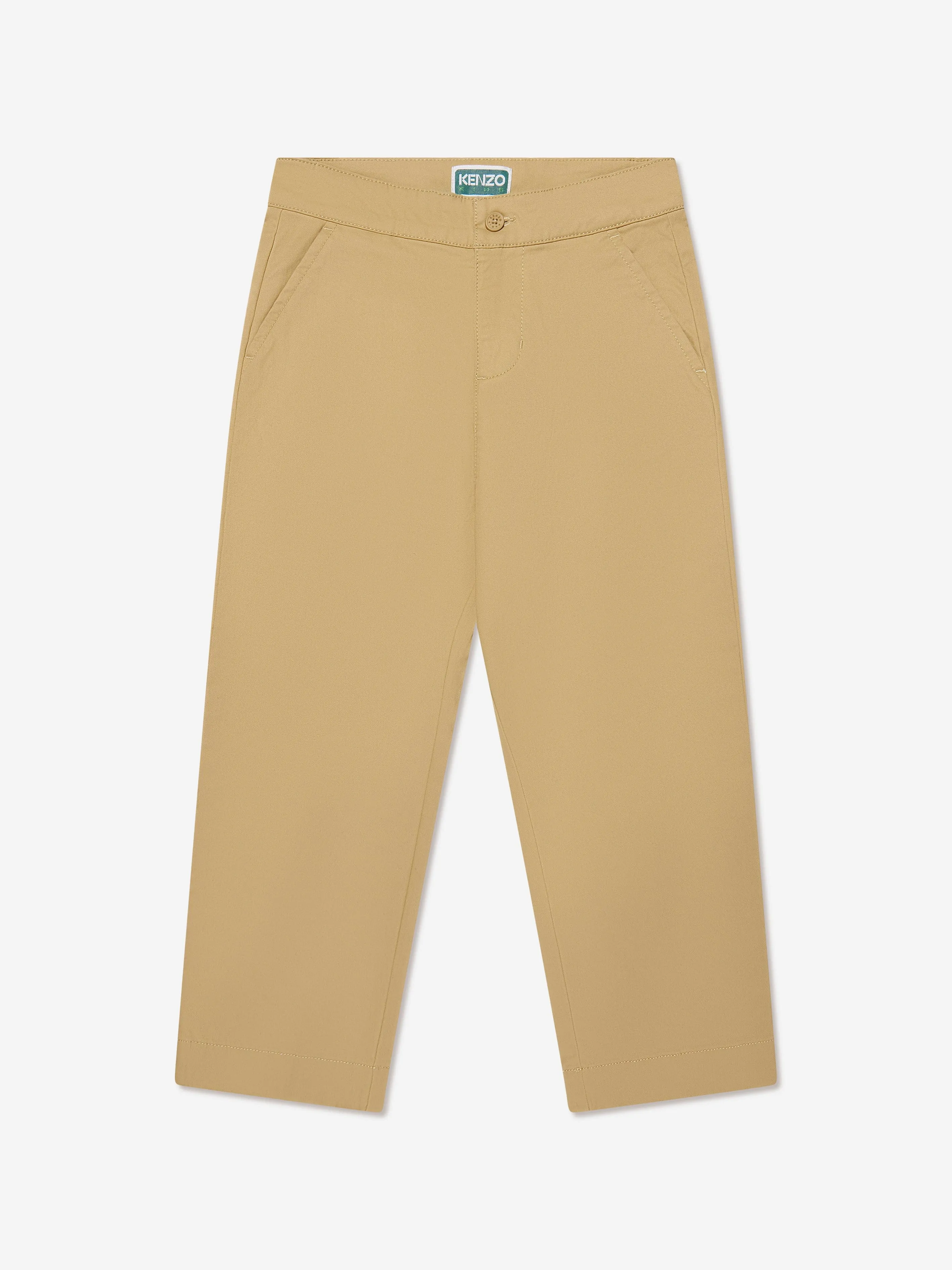 Pantalon ample KENZO Kids en beige