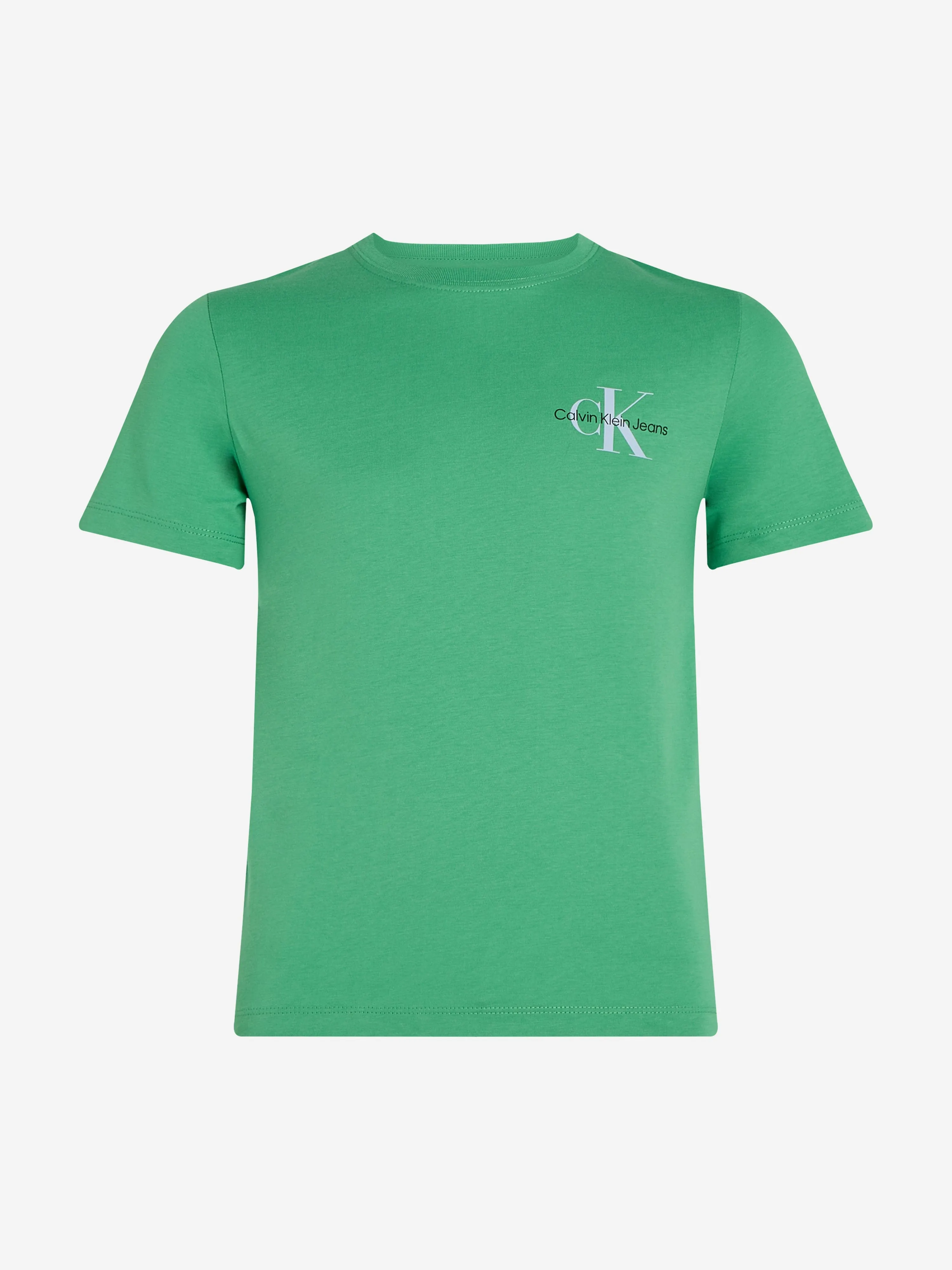 T-shirt Monologo pour Enfants - Poitrine Verte