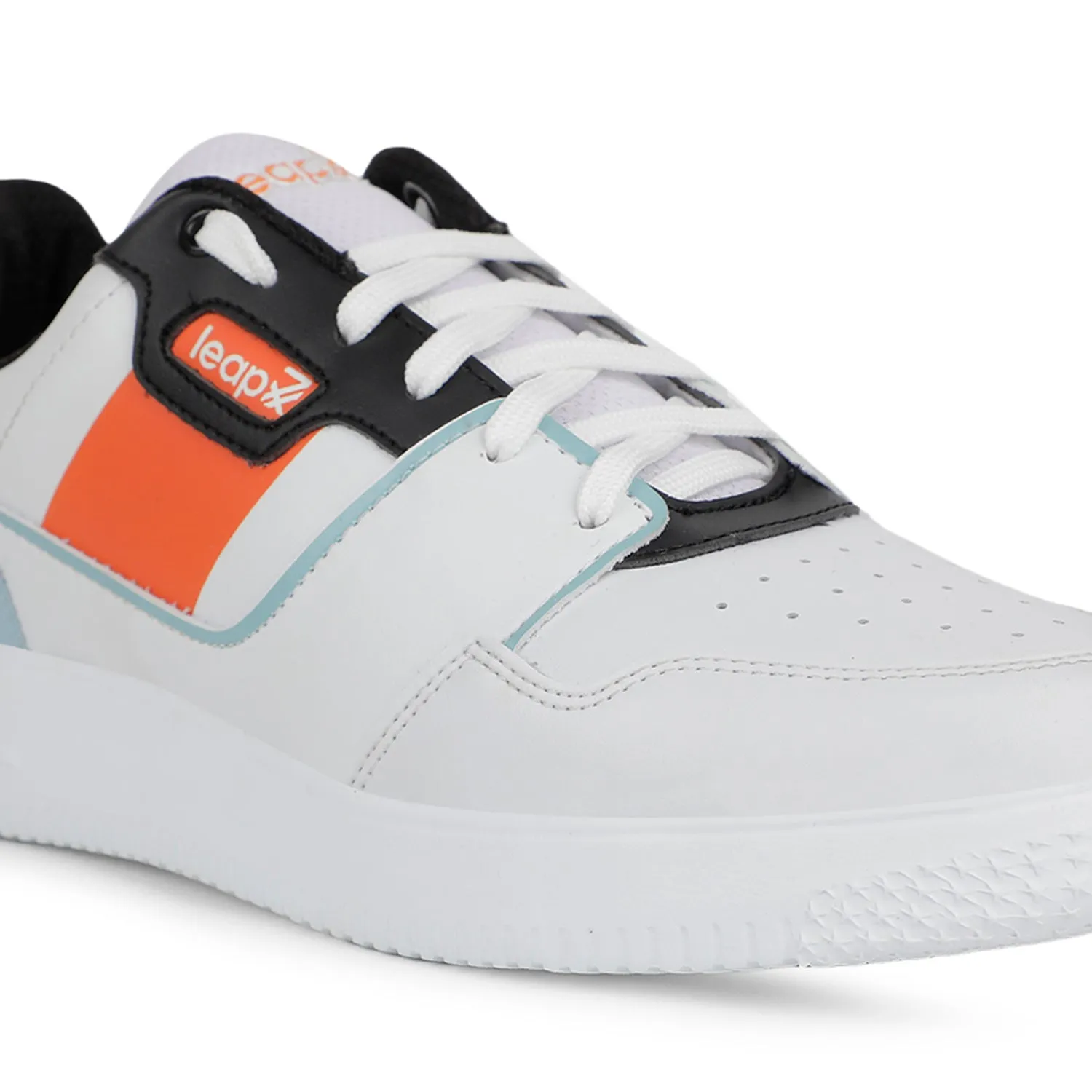 Baskets décontractées orange Leap7x pour hommes SNOOKIS-2 par Liberty
