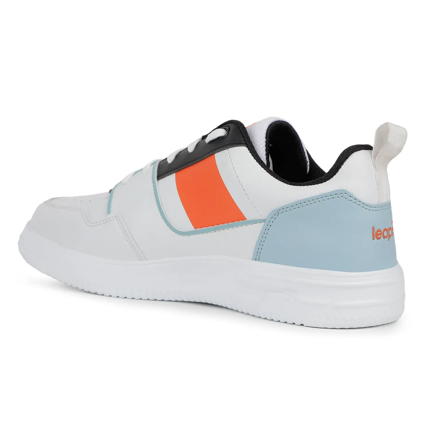 Baskets décontractées orange Leap7x pour hommes SNOOKIS-2 par Liberty