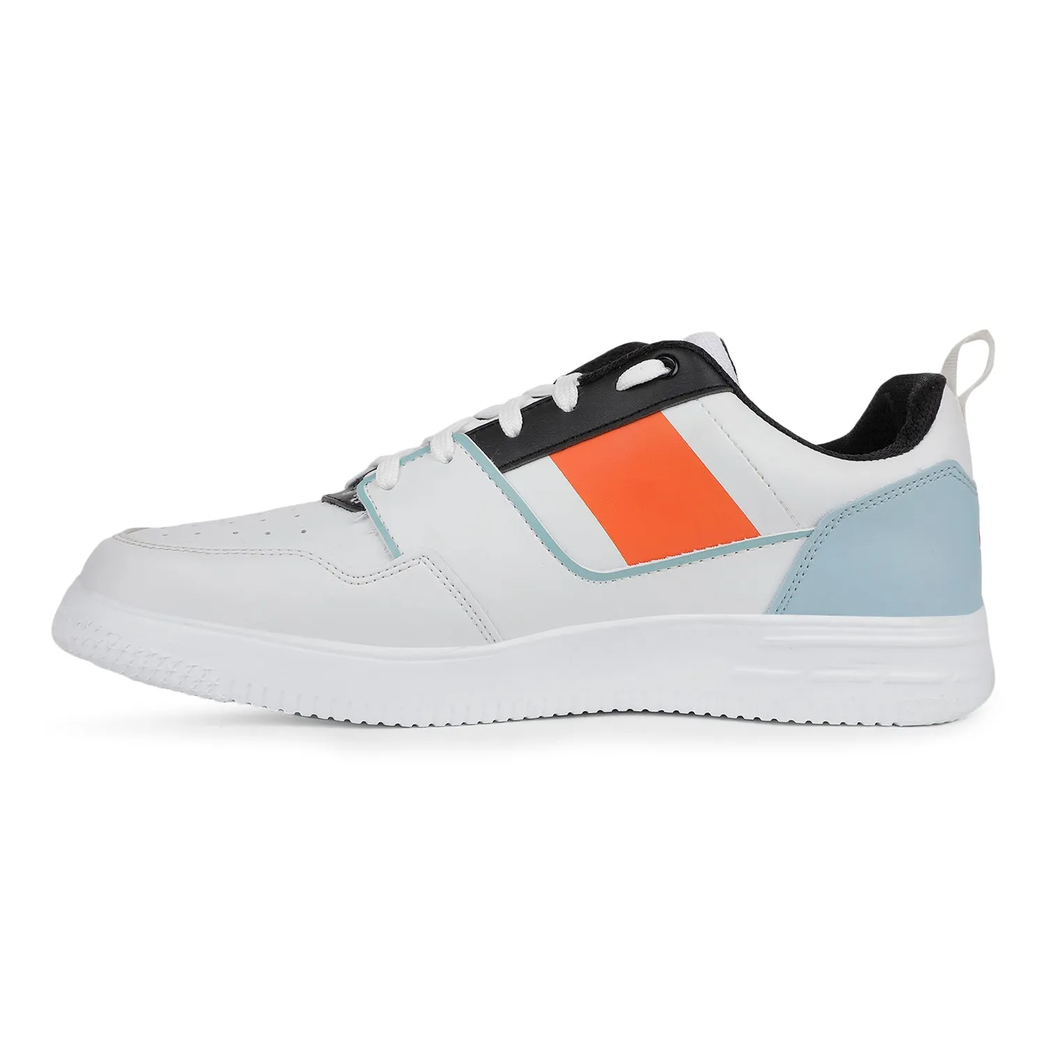 Baskets décontractées orange Leap7x pour hommes SNOOKIS-2 par Liberty