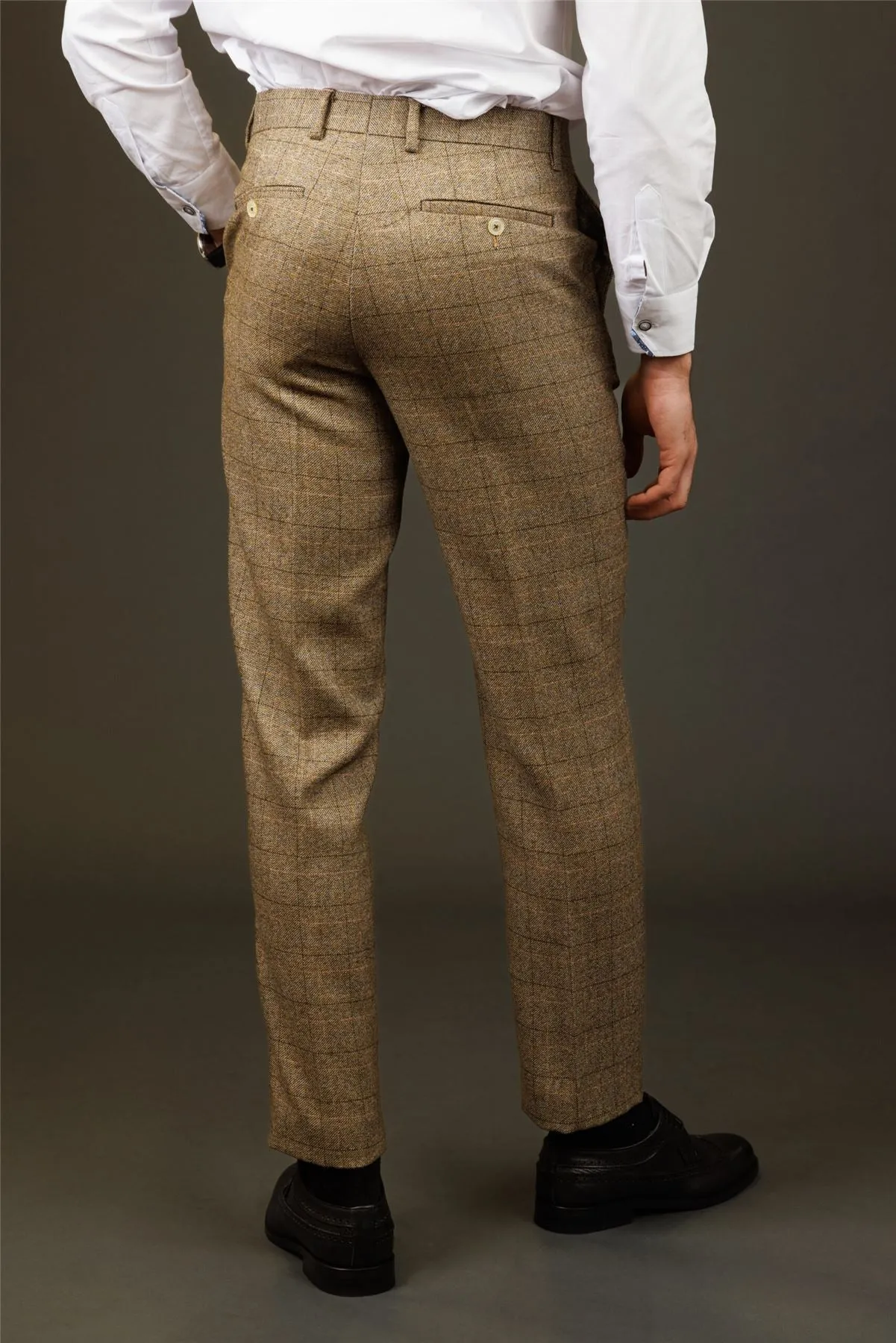 Pantalon formel à carreaux Liam
