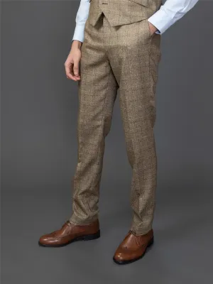 Pantalon formel à carreaux Liam