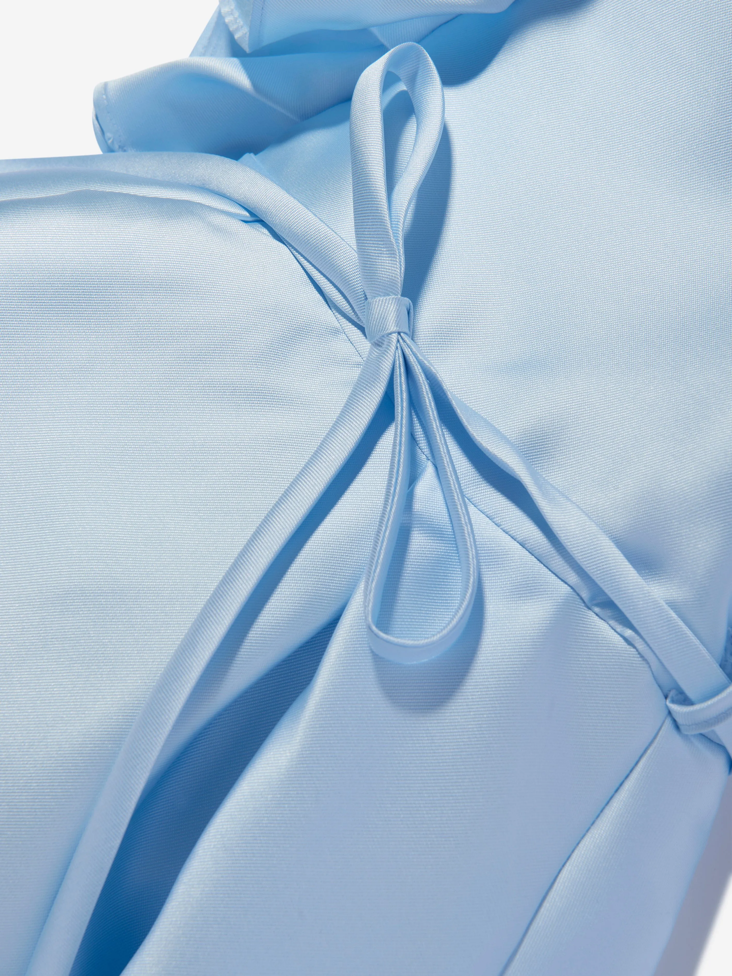 Robe d'occasion à grand nœud Mama Luma Girls en bleu