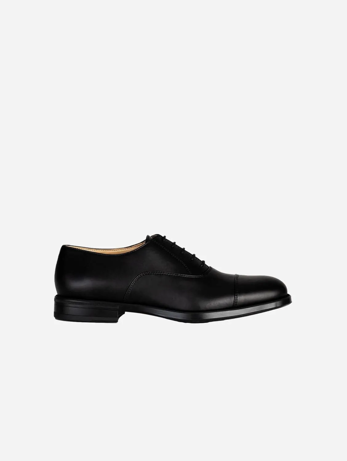 Chaussures Oxford Vegan en Cuir de Maïs à Bout Rond pour Homme | Noir