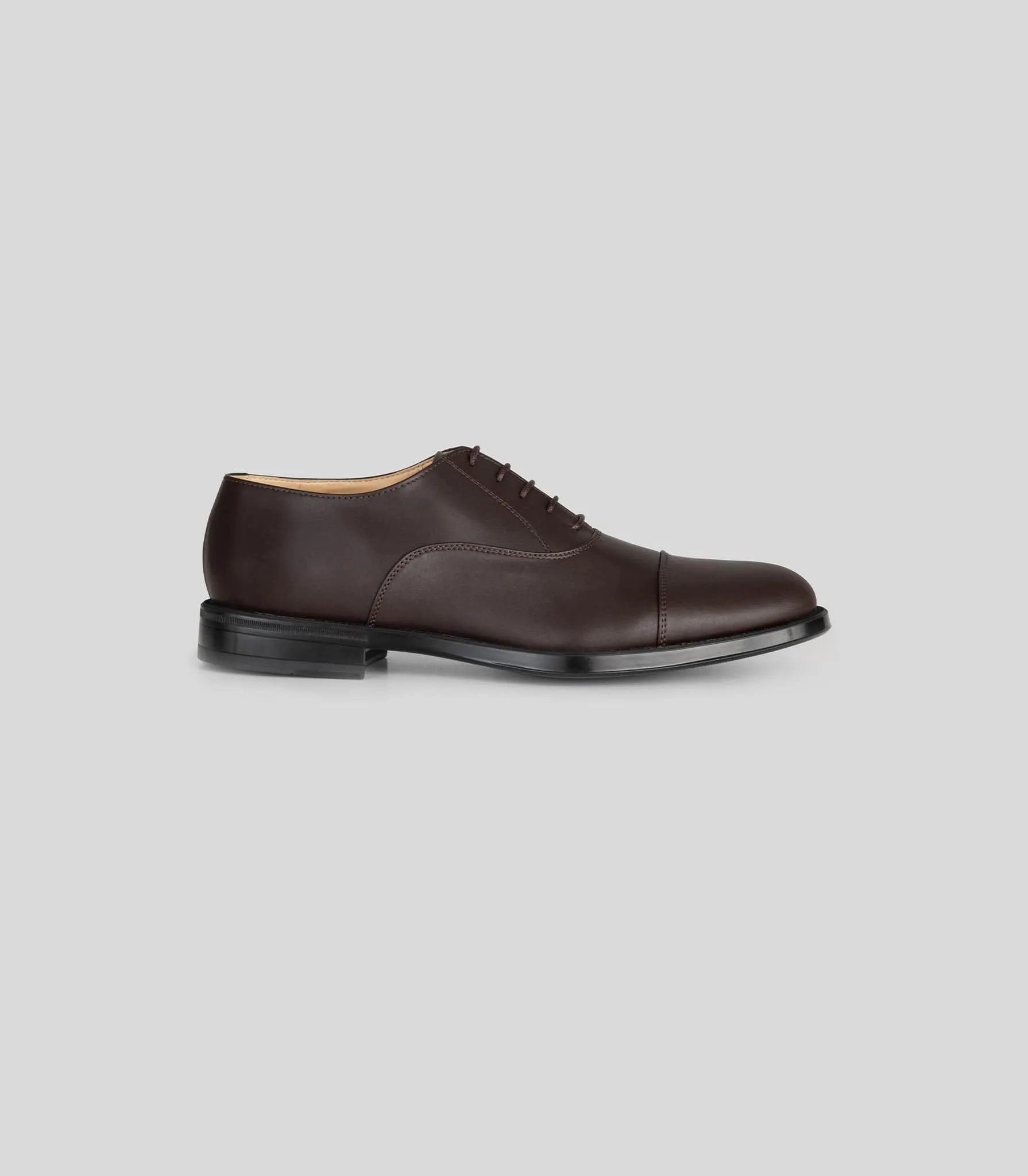 Chaussures Oxford en Cuir Végétal à Bout Rond pour Homme | Marron