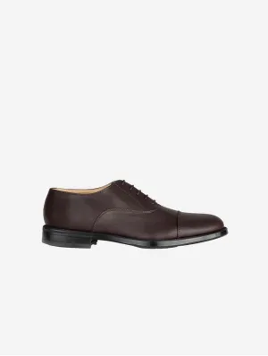 Chaussures Oxford en Cuir Végétal à Bout Rond pour Homme | Marron
