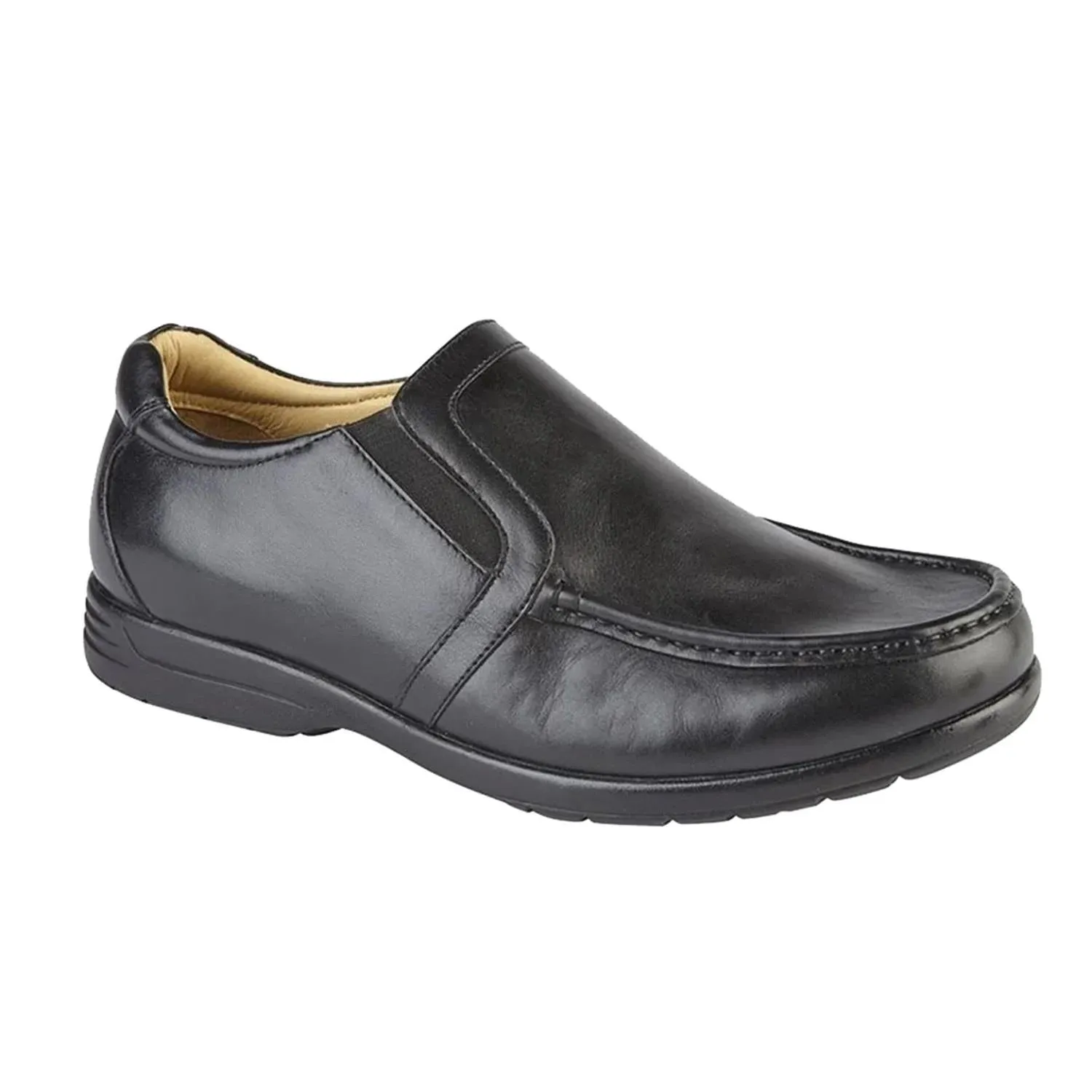 Chaussures à enfiler larges pour hommes Roamers M984 A