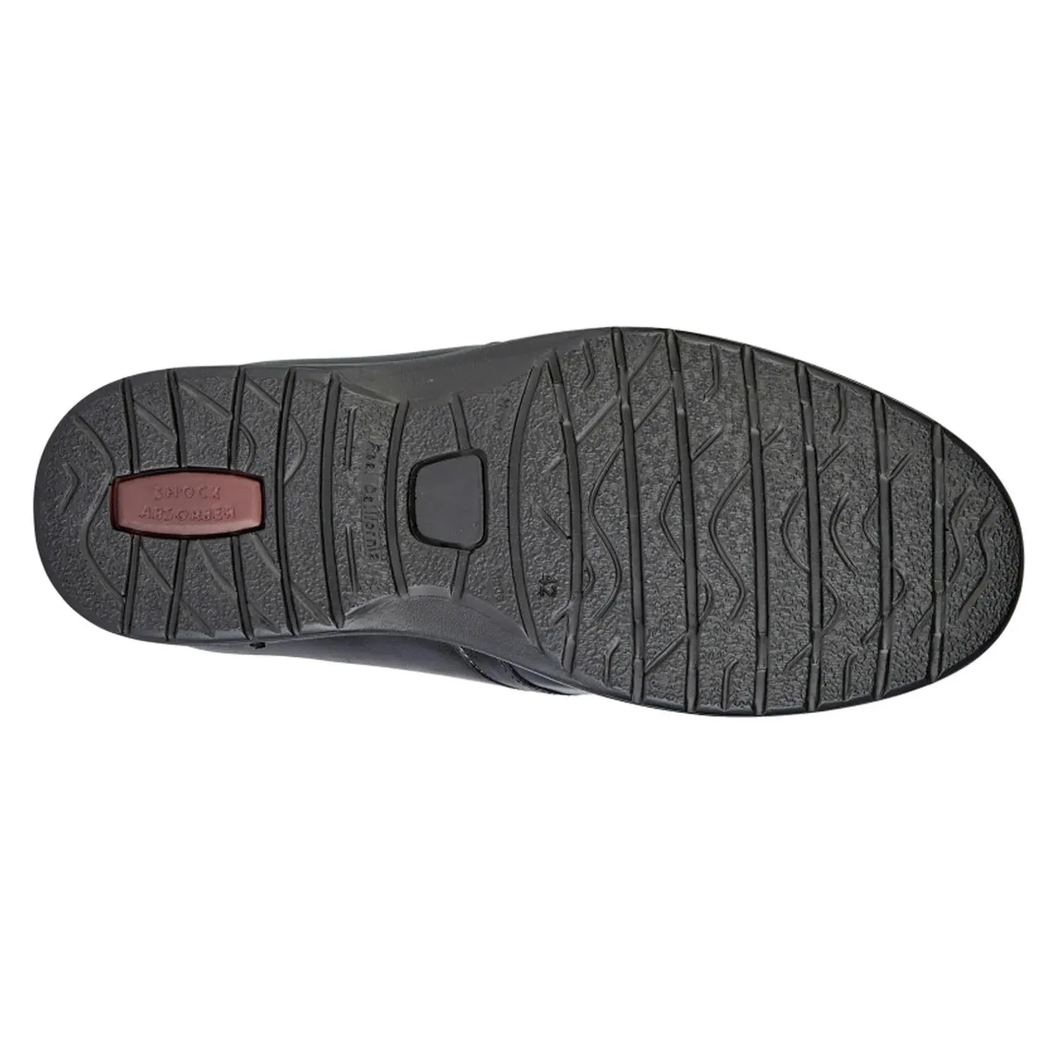 Chaussures à enfiler larges pour hommes Roamers M984 A