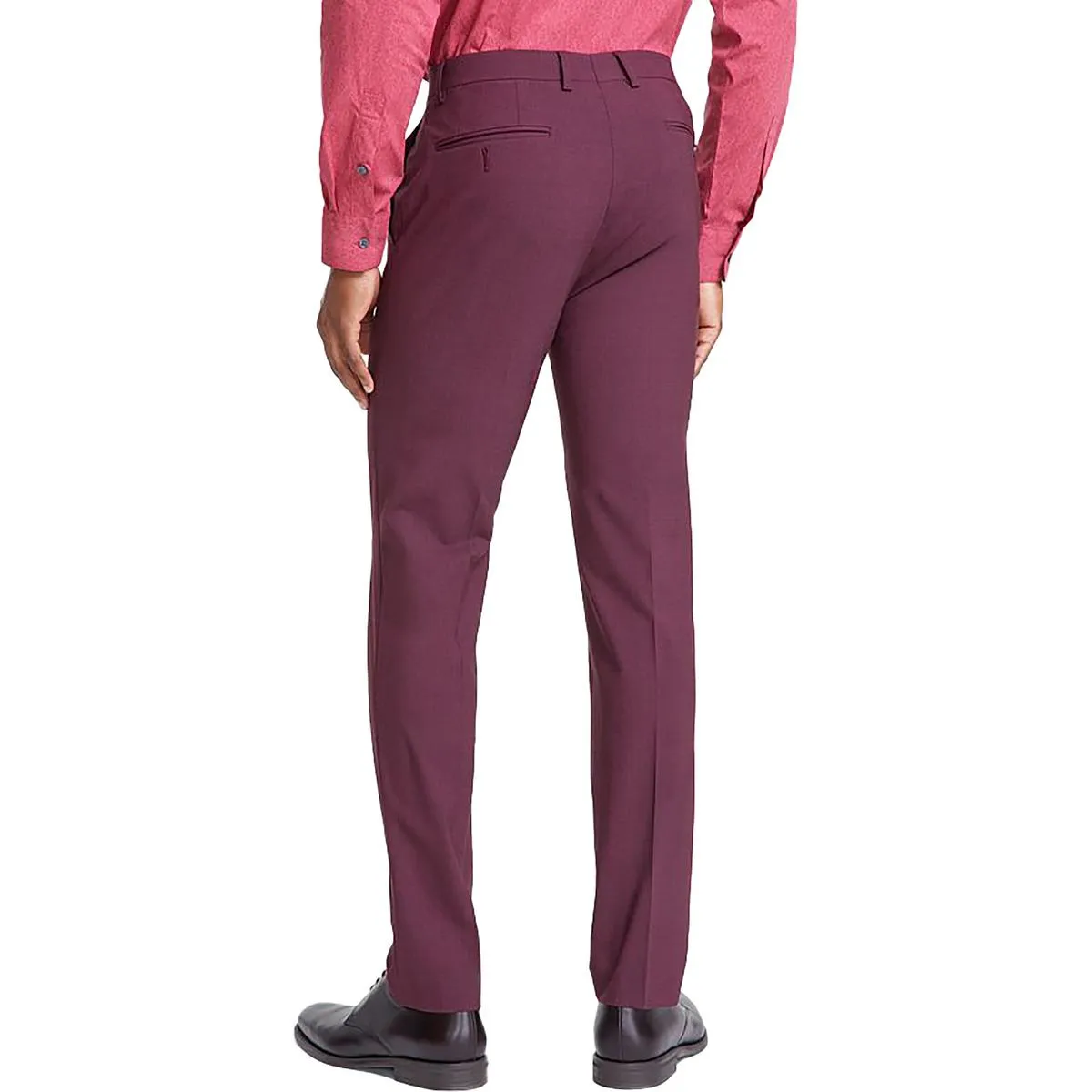 Pantalon de costume en laine pour homme