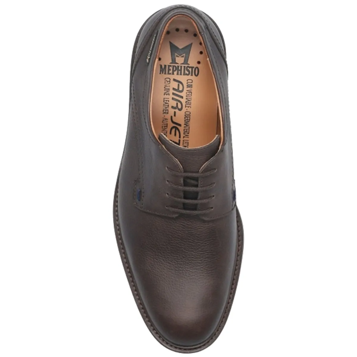 Chaussures Mephisto pour Homme Batiste Marron Foncé