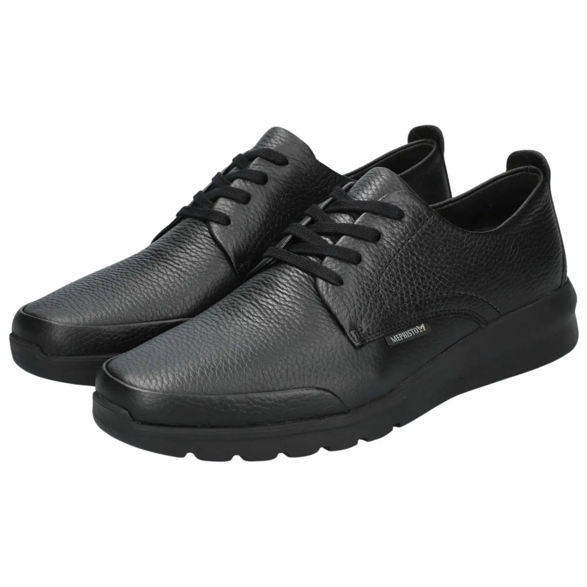 Chaussures Mephisto Walker en cuir noir pour homme