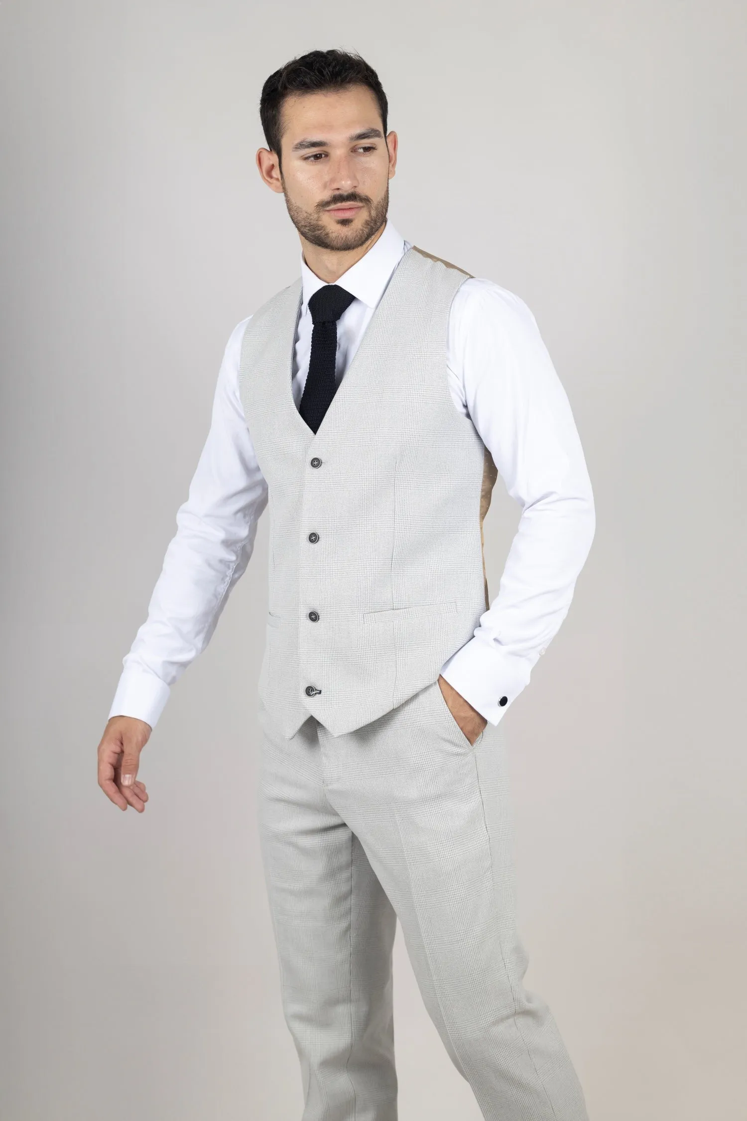 Gilet ajusté Miller à motif carreaux