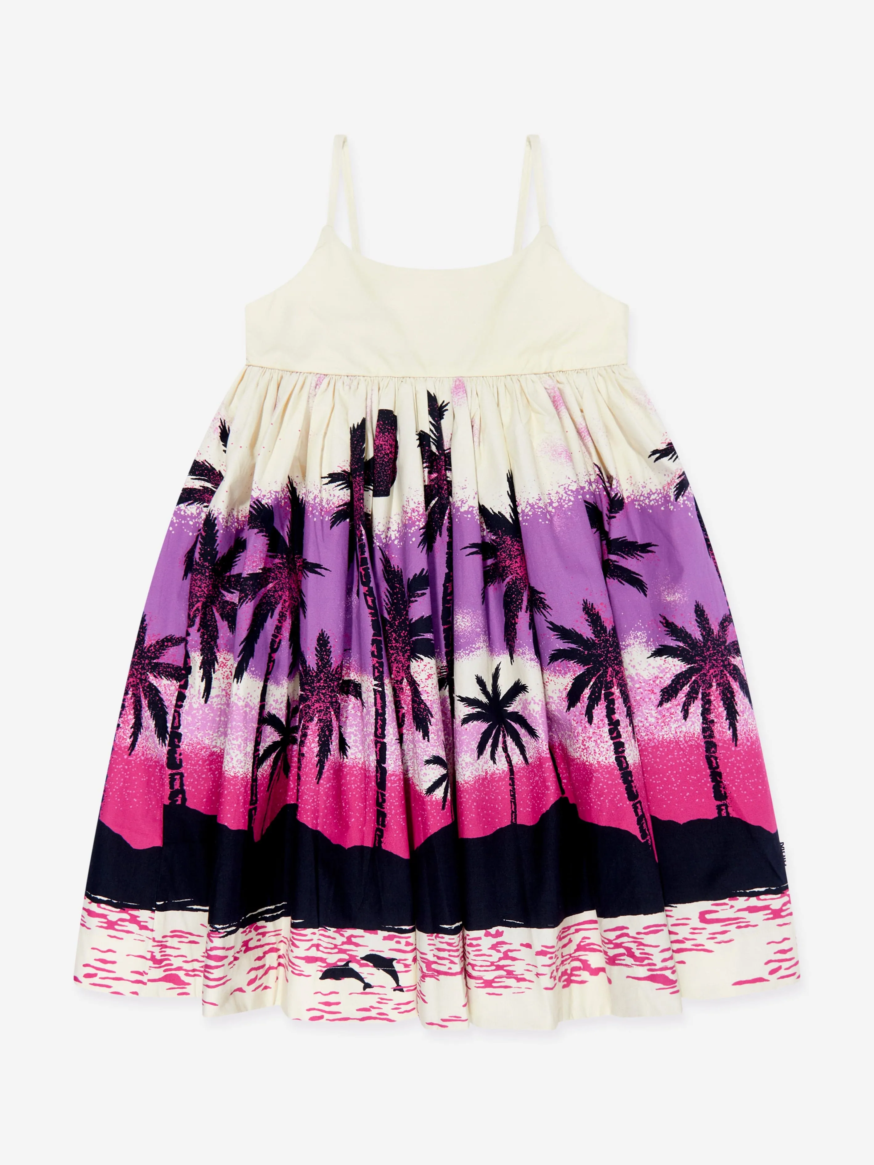 Robe imprimée Twilight Island pour filles Molo multicolore