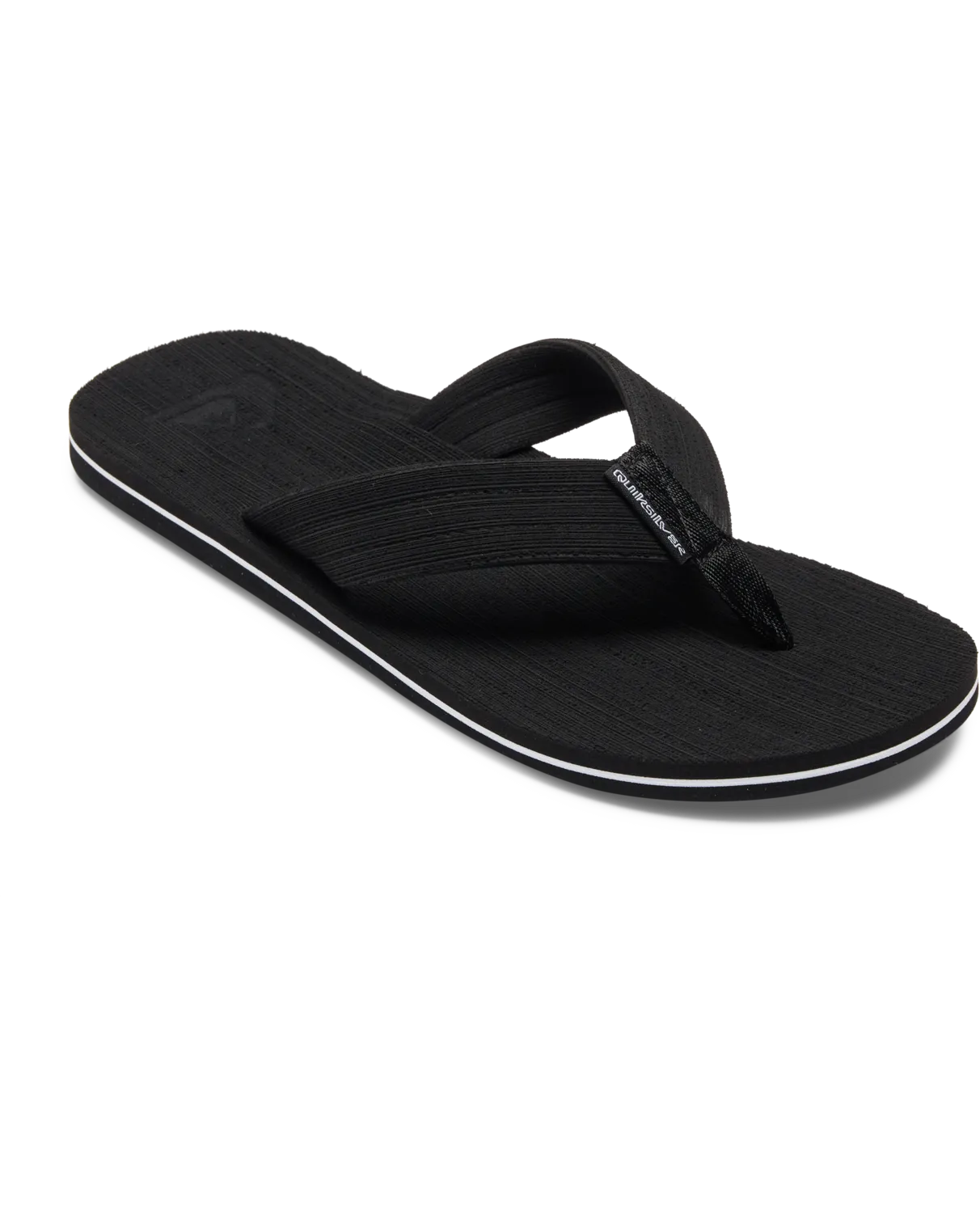 Tongues Molokai Layback texturées en Noir, Blanc & Noir