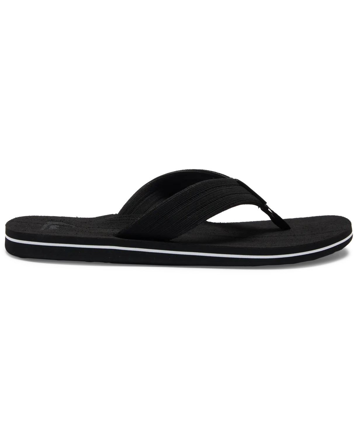 Tongues Molokai Layback texturées en Noir, Blanc & Noir