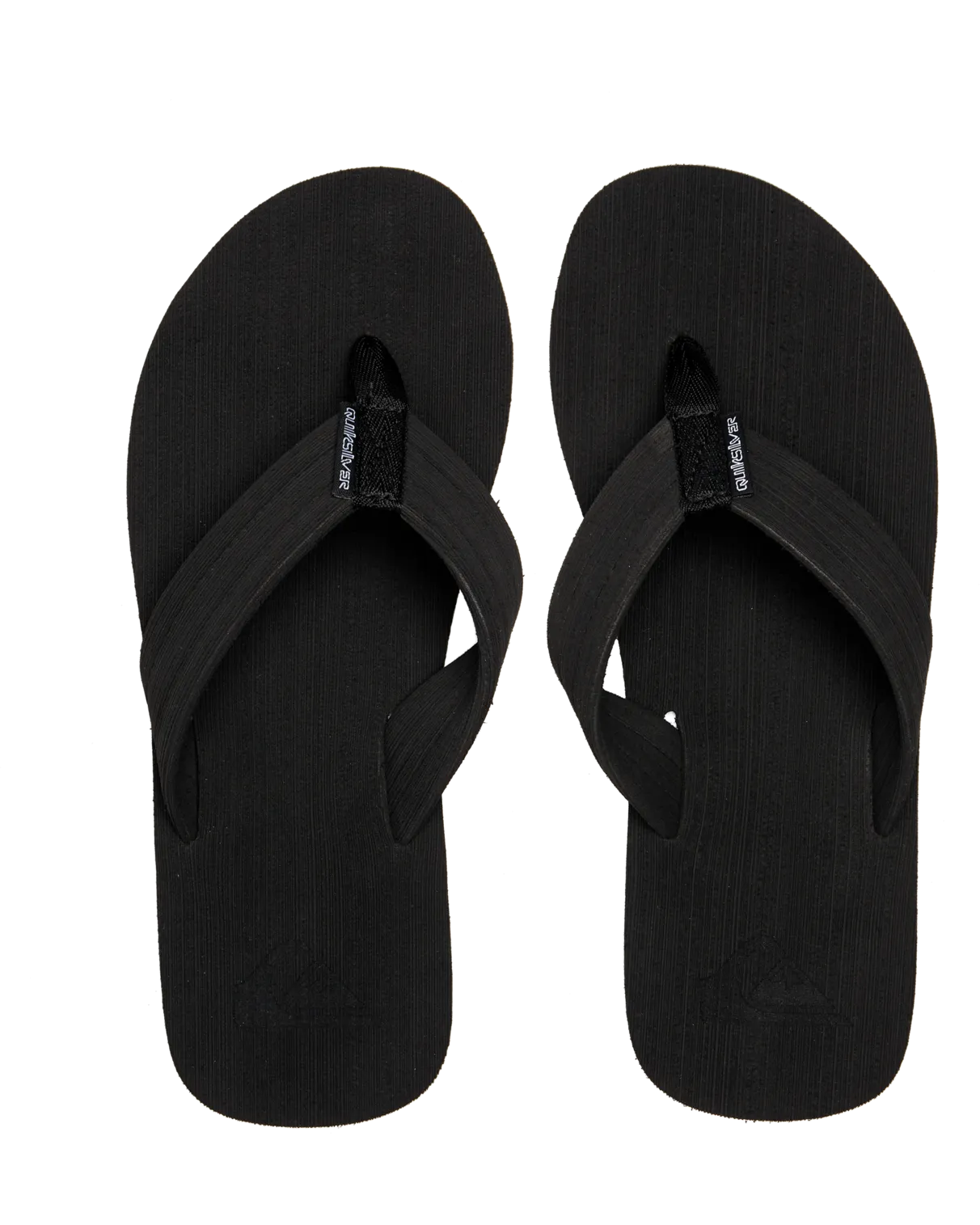 Tongues Molokai Layback texturées en Noir, Blanc & Noir