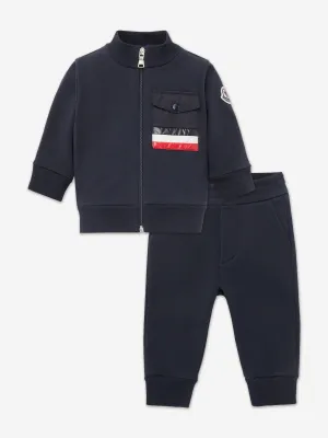 Moncler Enfant Survêtement Bébé Garçon en Marine