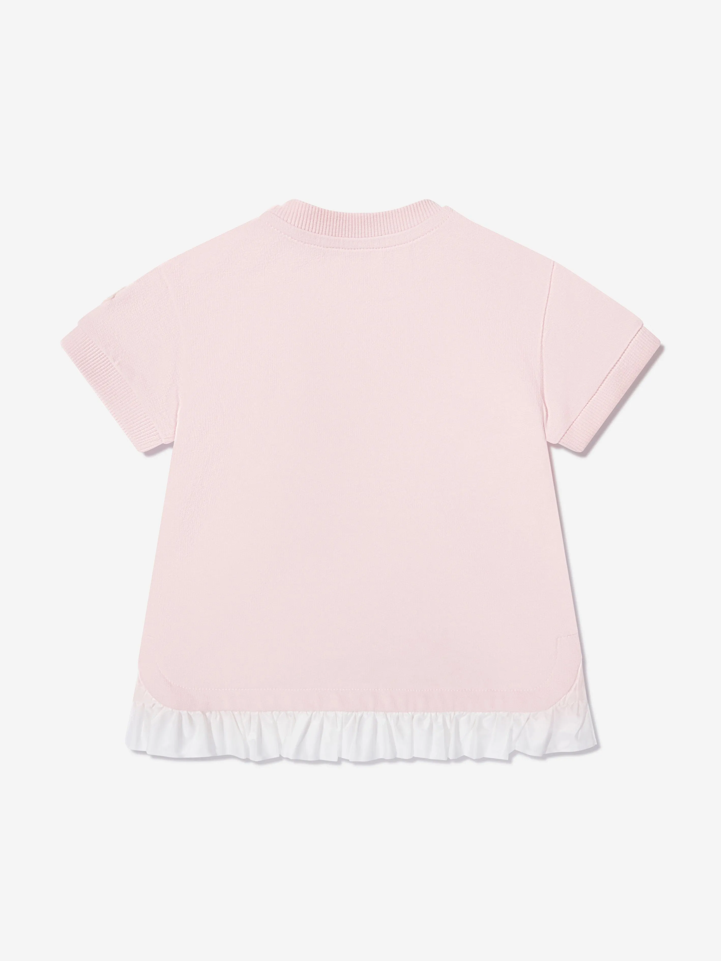 Moncler Enfant Robe T-Shirt pour Fille en Rose
