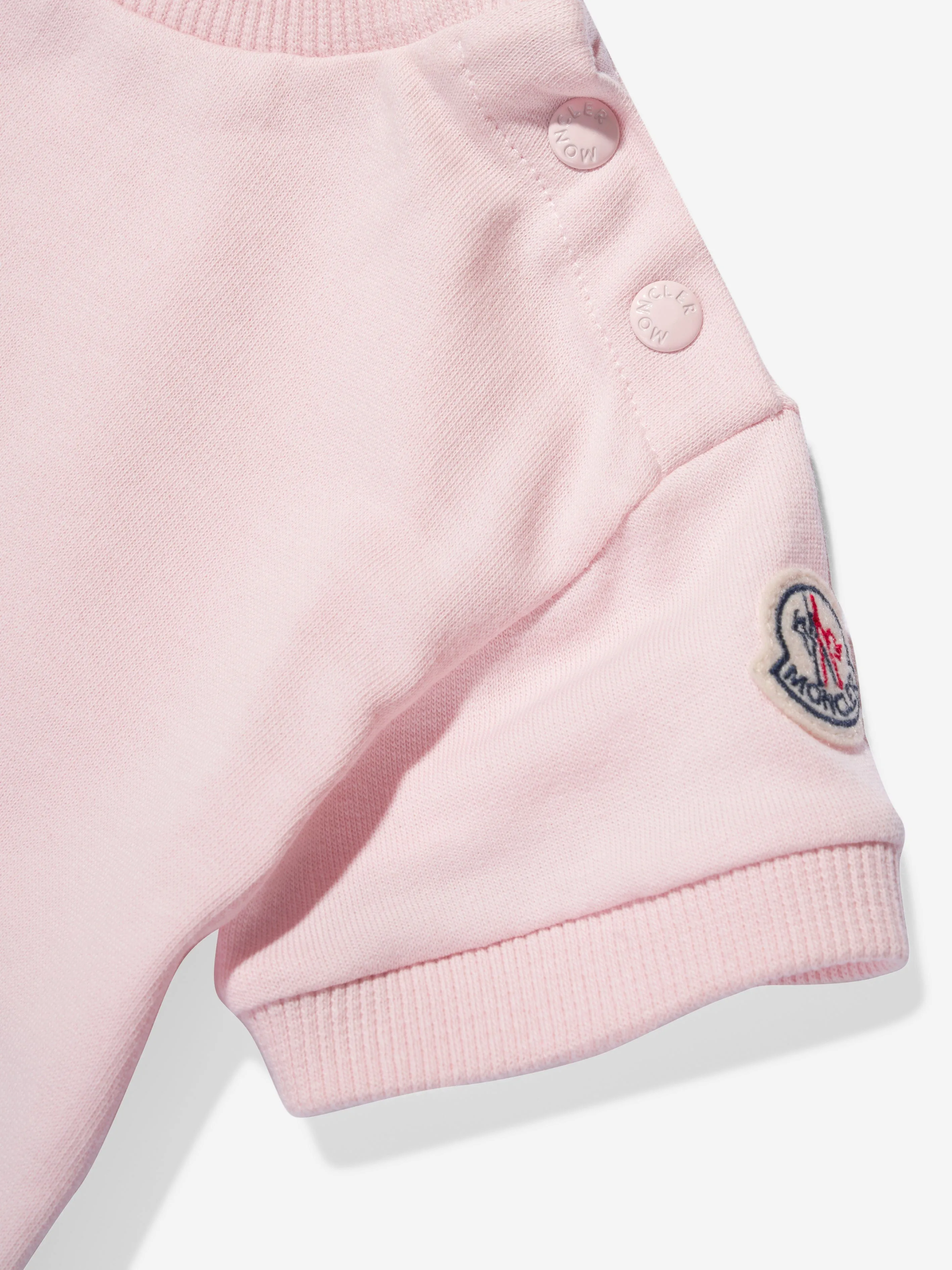 Moncler Enfant Robe T-Shirt pour Fille en Rose