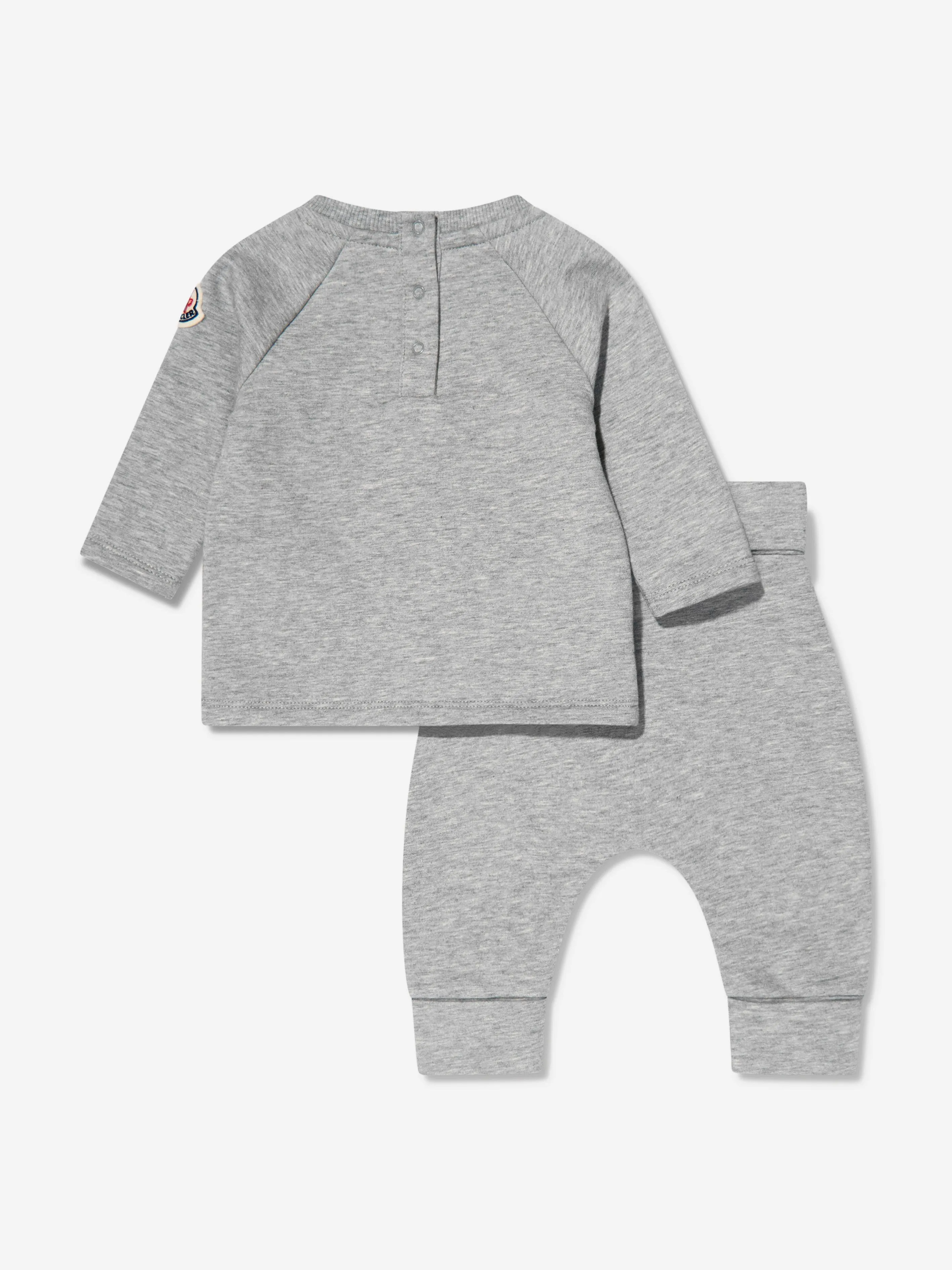 Ensemble T-shirt et pantalon pour bébé Moncler en gris