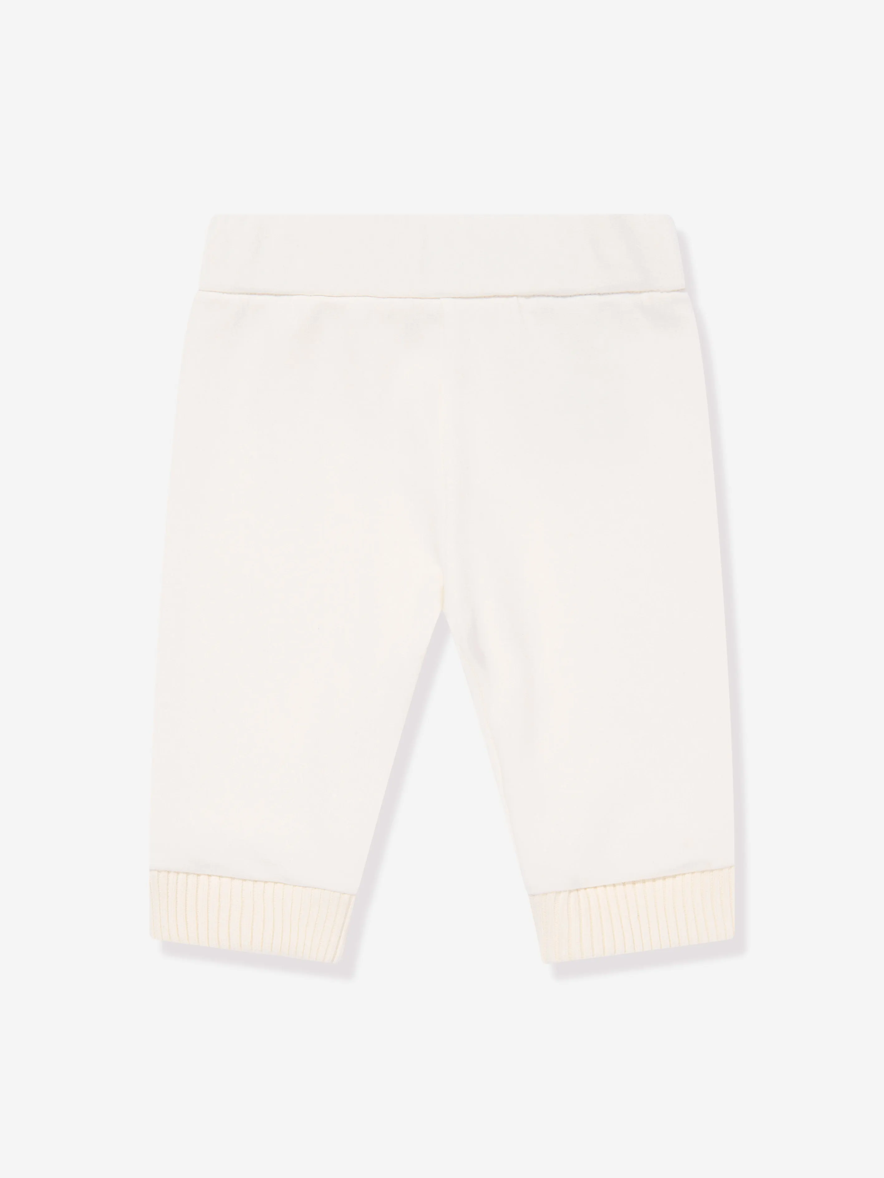 Moncler Enfant Baby Teddy Combinaison à Capuche en Polaire Ivoire
